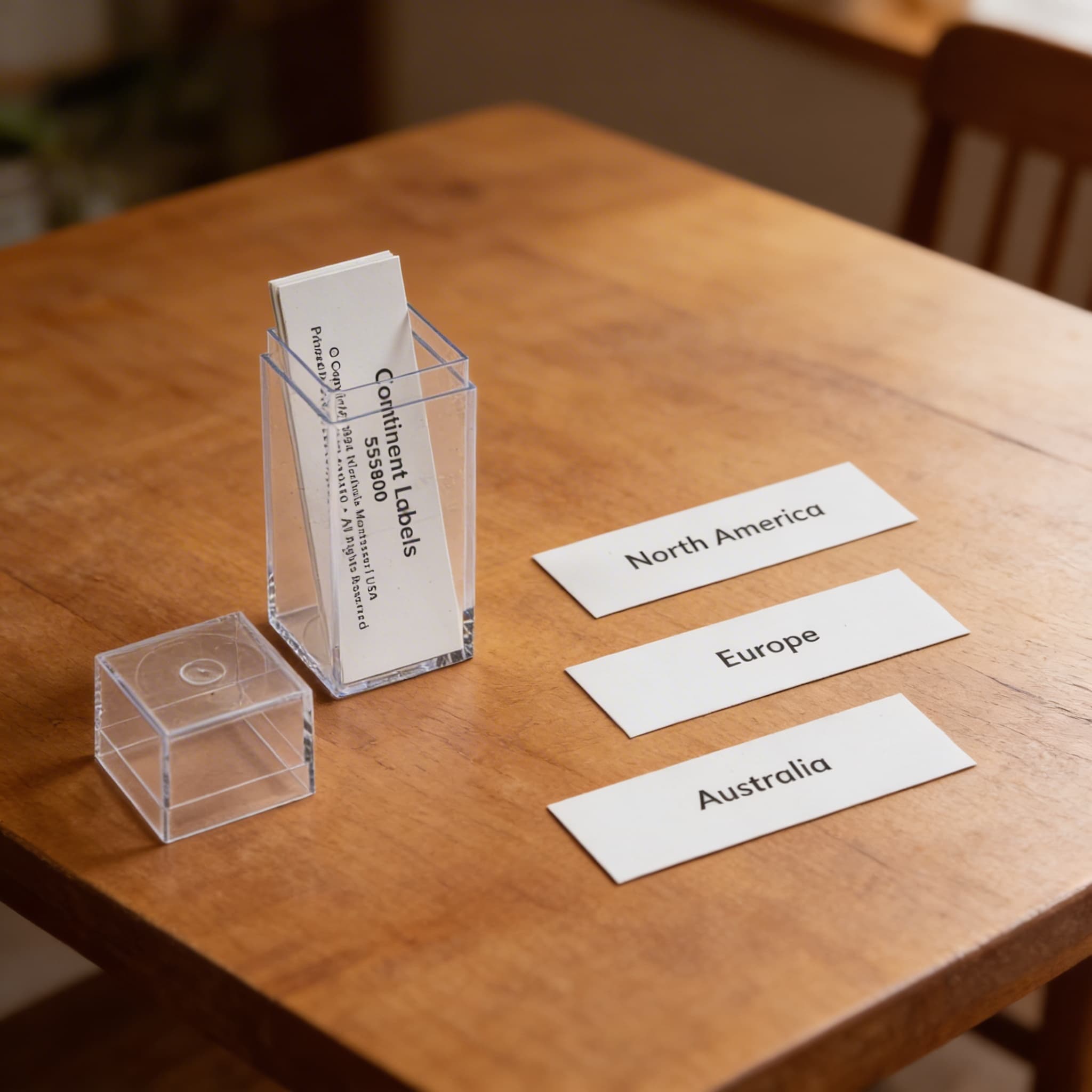 Kontinent: Popisky — Detailní pohled