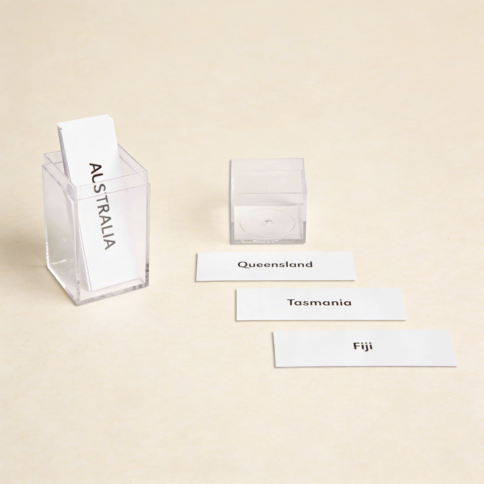 Austrálie: Popisky — Katalogový pohled