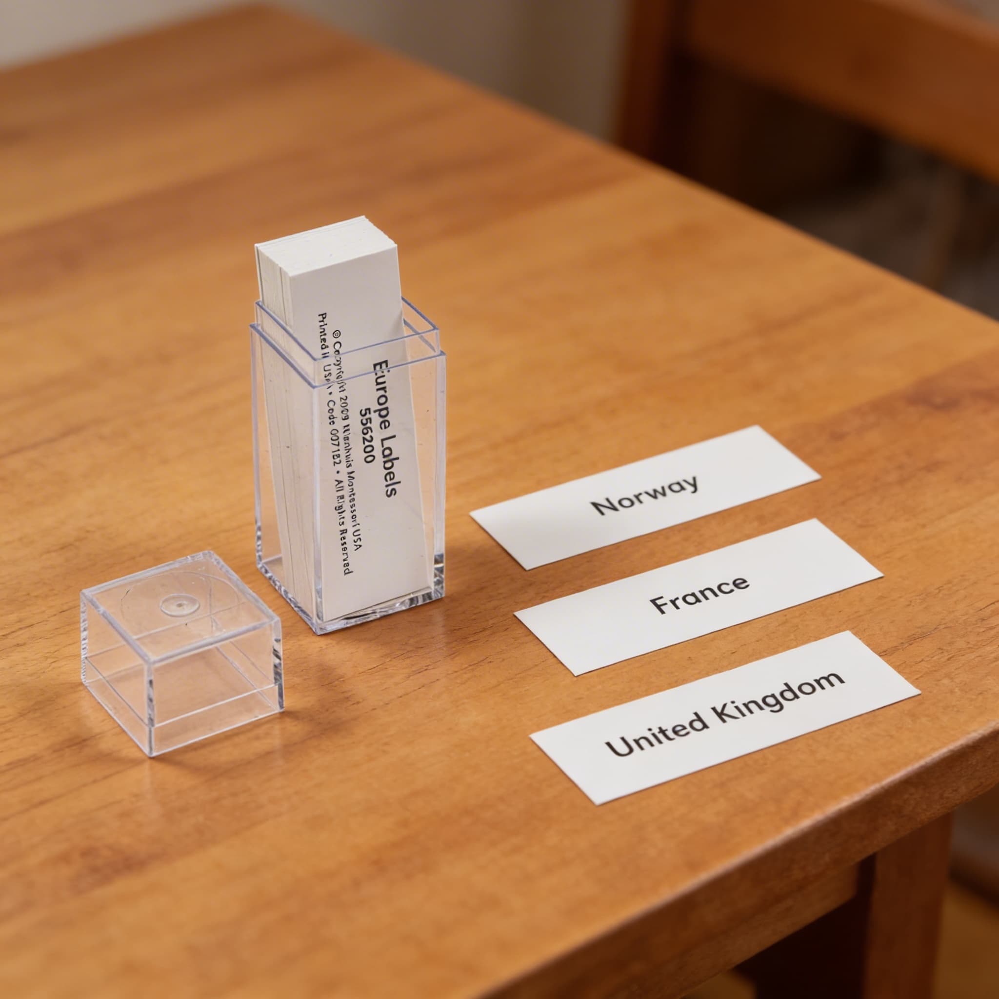 Evropa: Popisky — Příslušenství k puzzle mapám — Detailní pohled