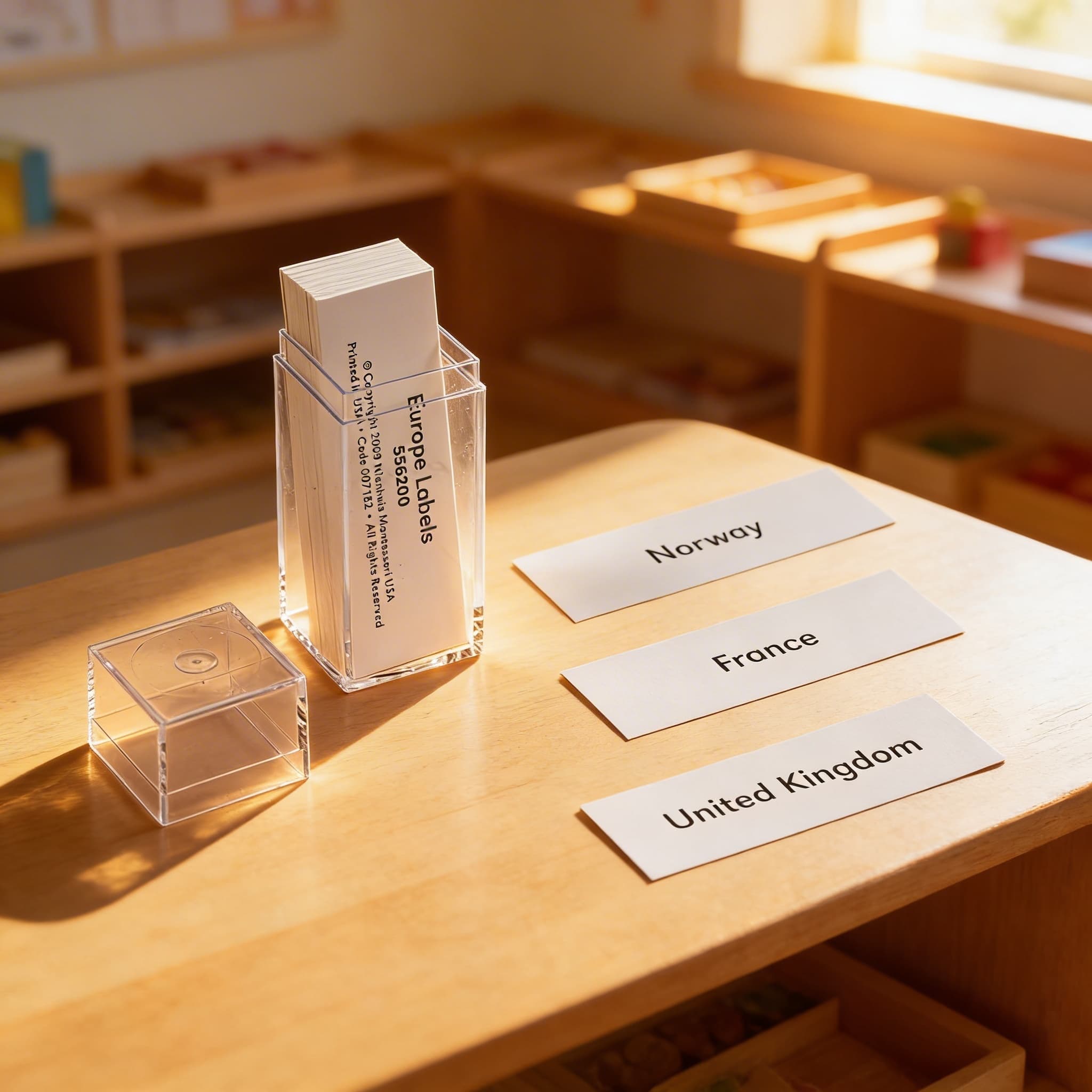 Evropa: Popisky — Příslušenství k puzzle mapám — Při použití