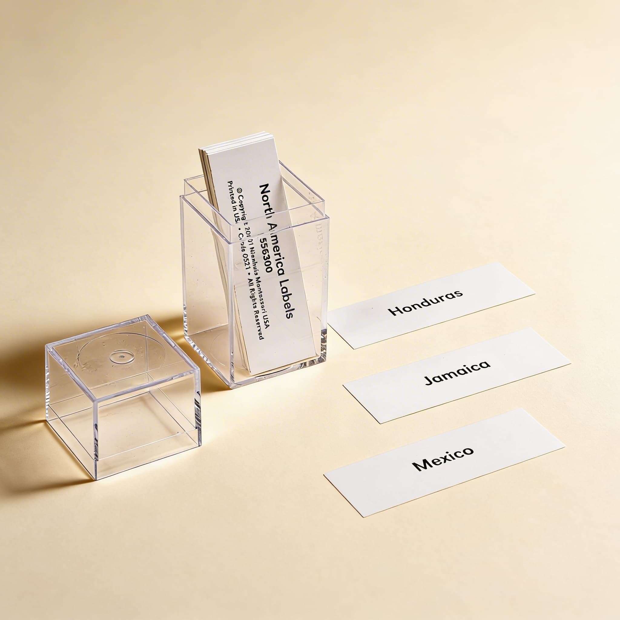 Severná Amerika: Popisky — Katalógový pohľad