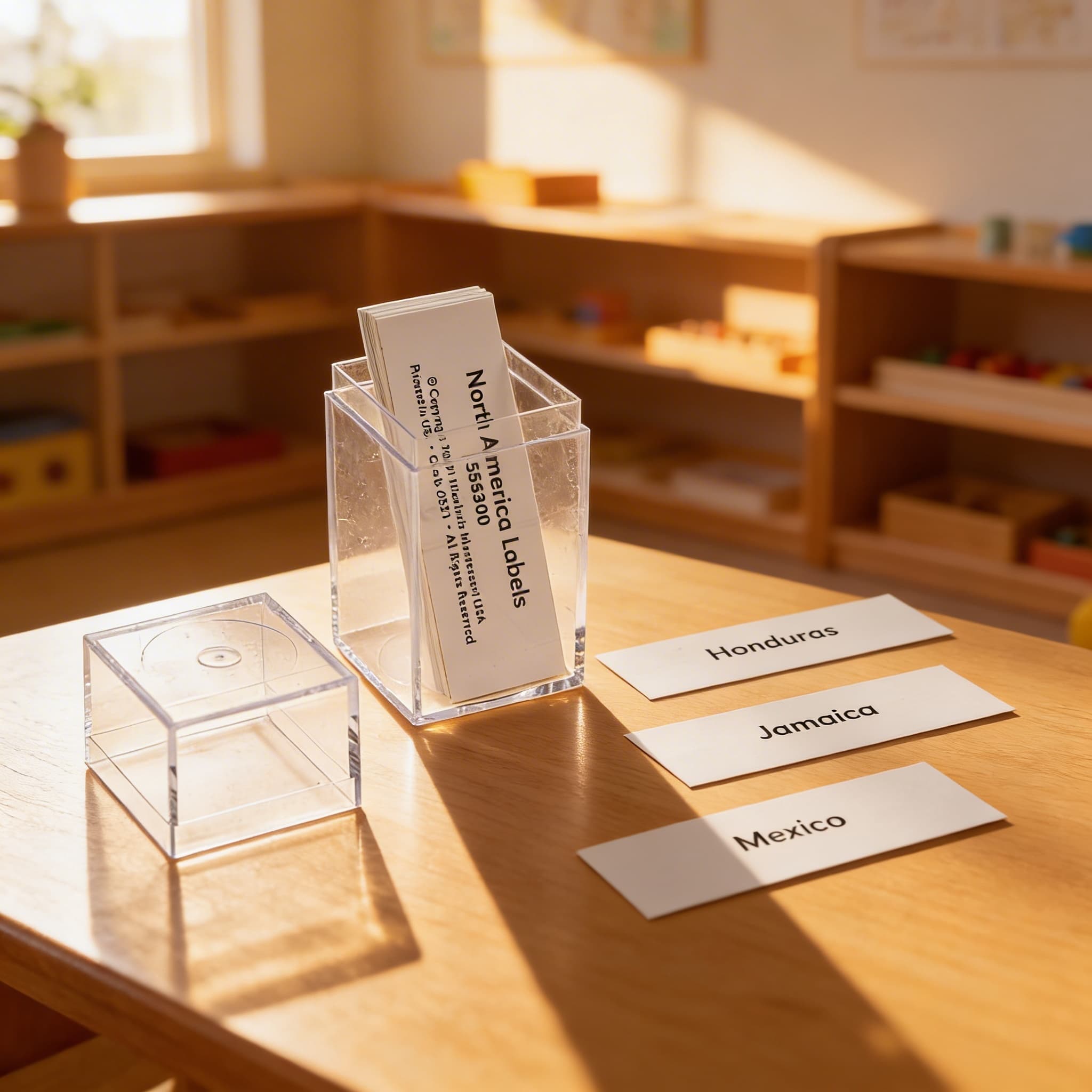 Severná Amerika: Popisky — Pri použití