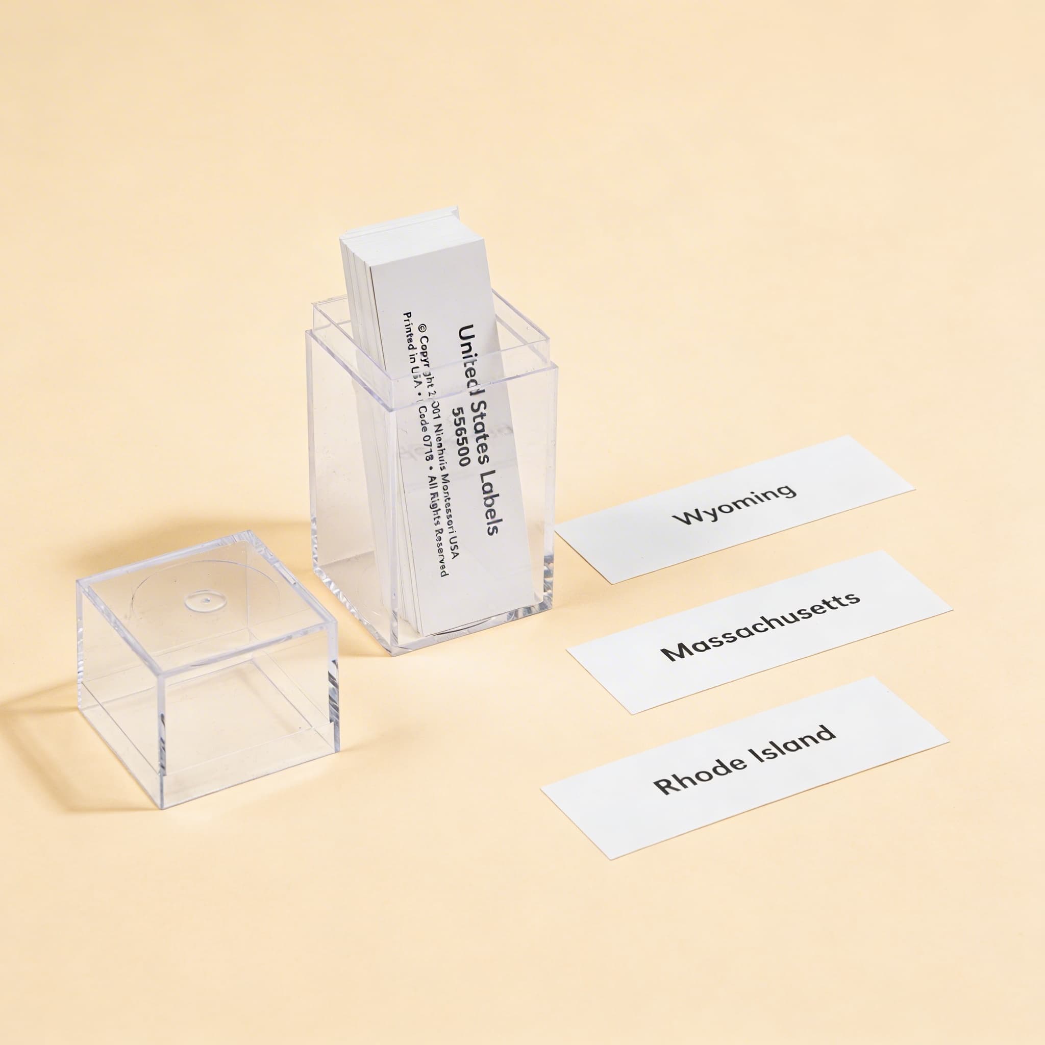 Spojené státy: Popisky — Katalogový pohled