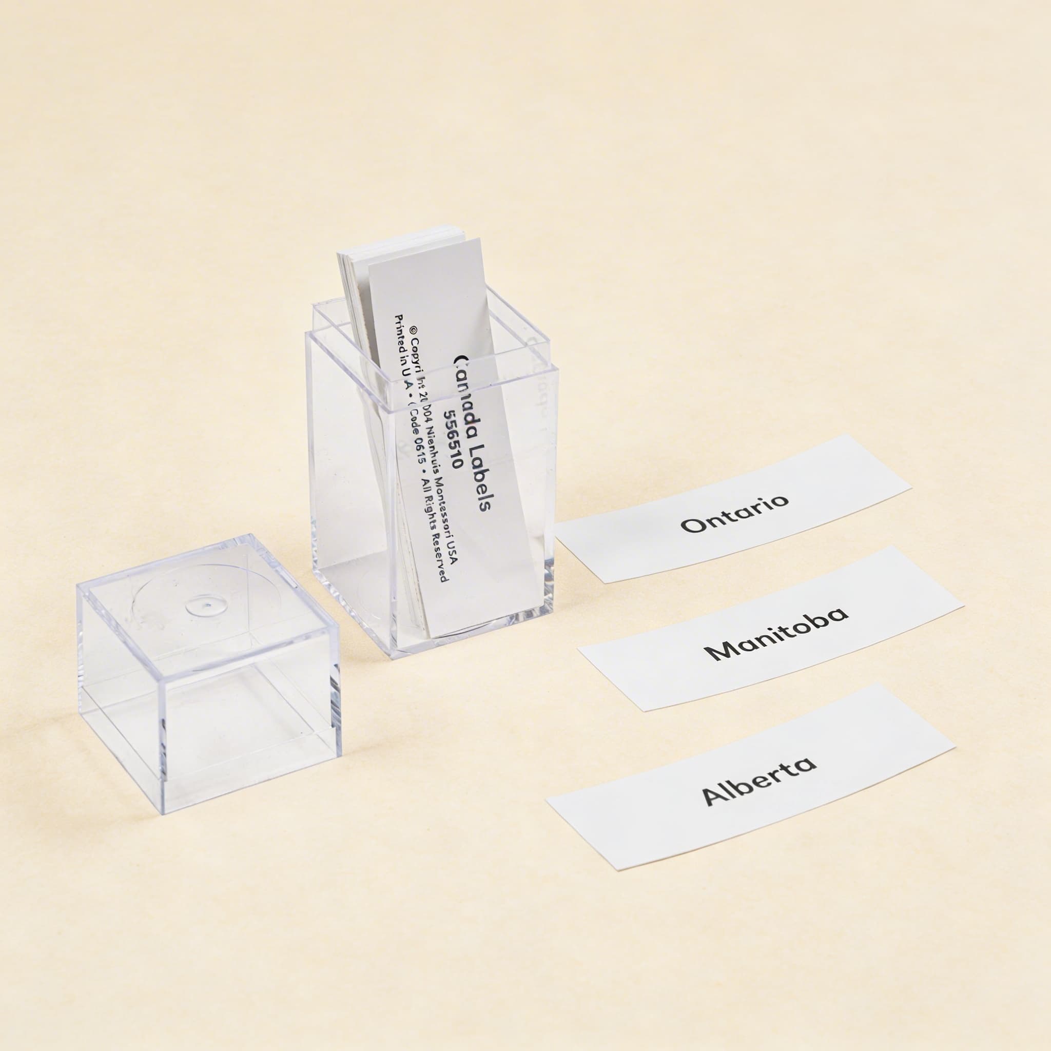 Kanada: Popisky — Príslušenstvo k puzzle mapám — Katalógový pohľad