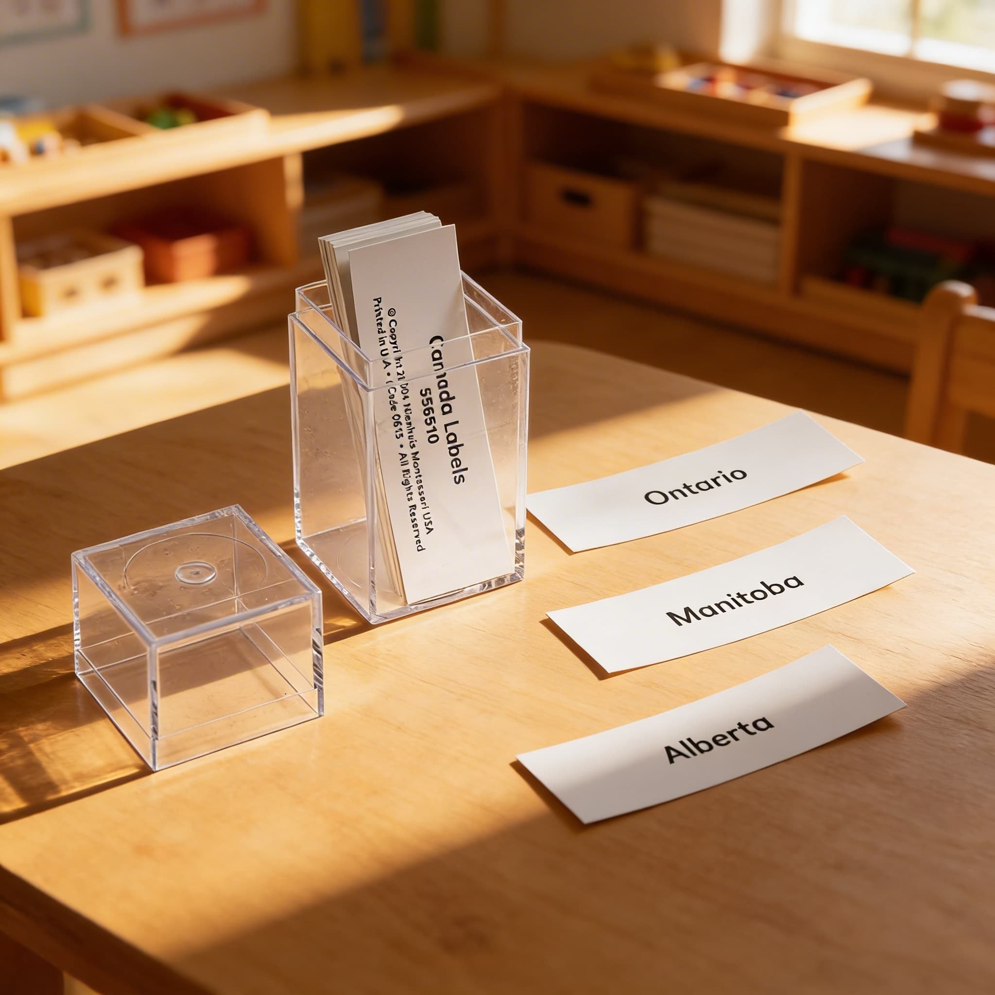 Kanada: Popisky — Príslušenstvo k puzzle mapám — Pri použití