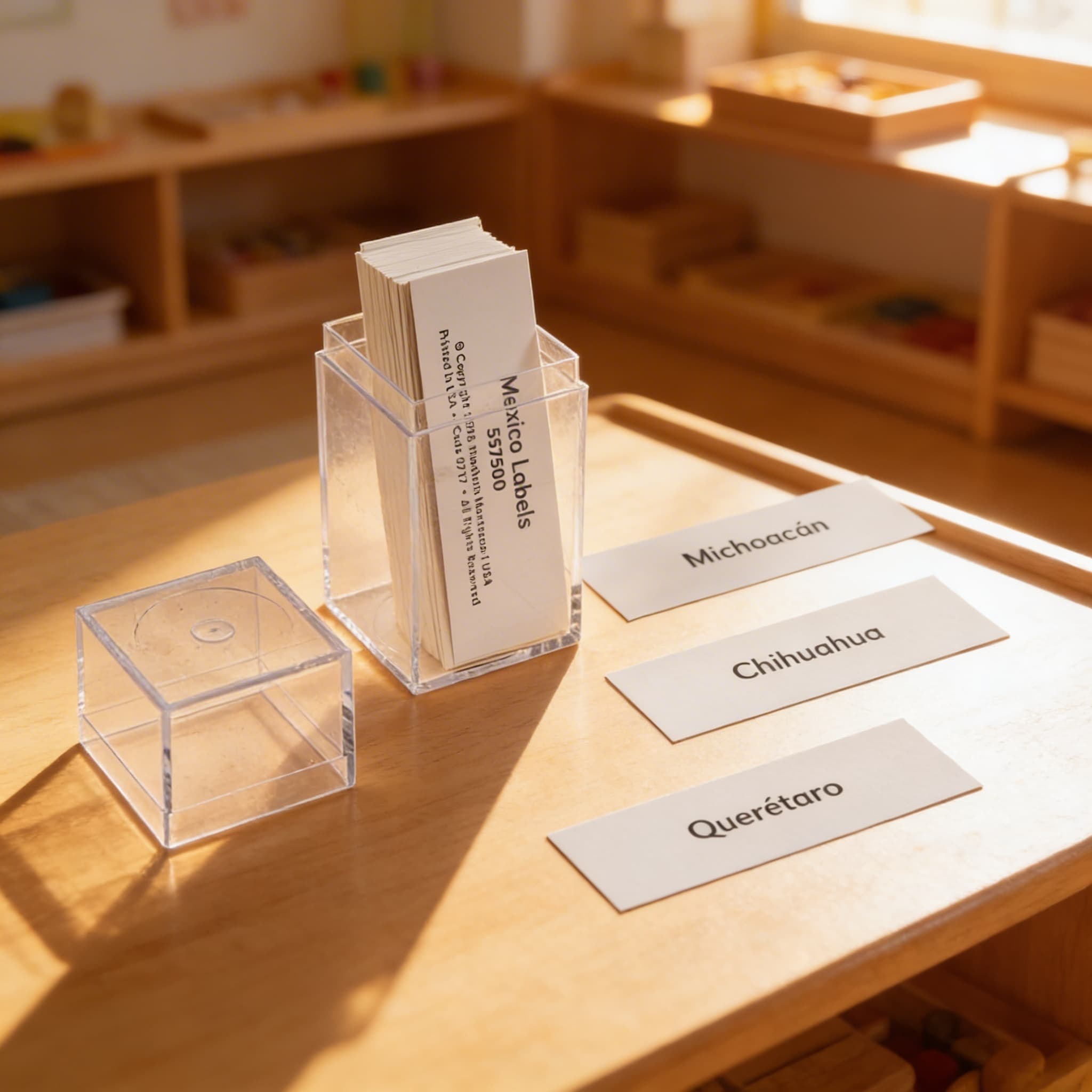 Mexiko: Popisky — Příslušenství k puzzle mapám — Při použití