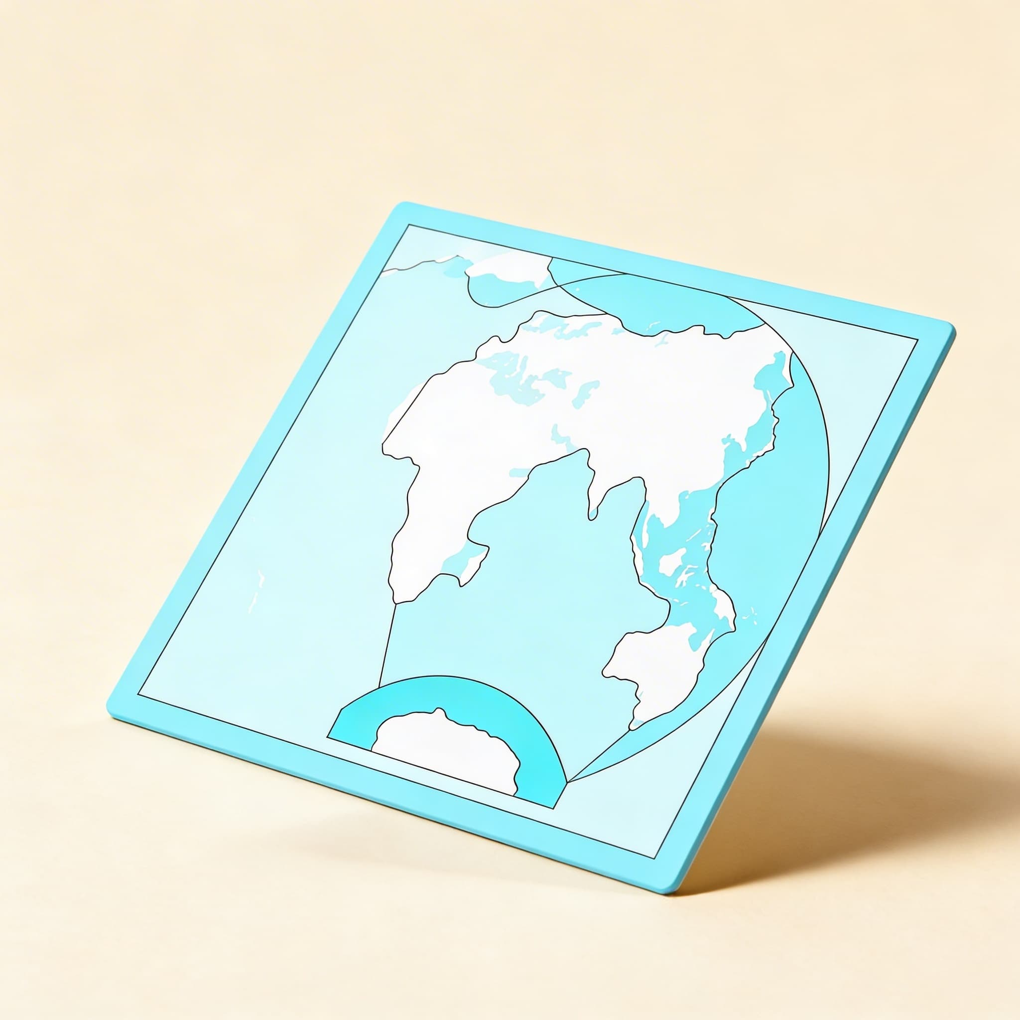 Kontrolná mapa oceánov: bez popisov — Katalógový pohľad