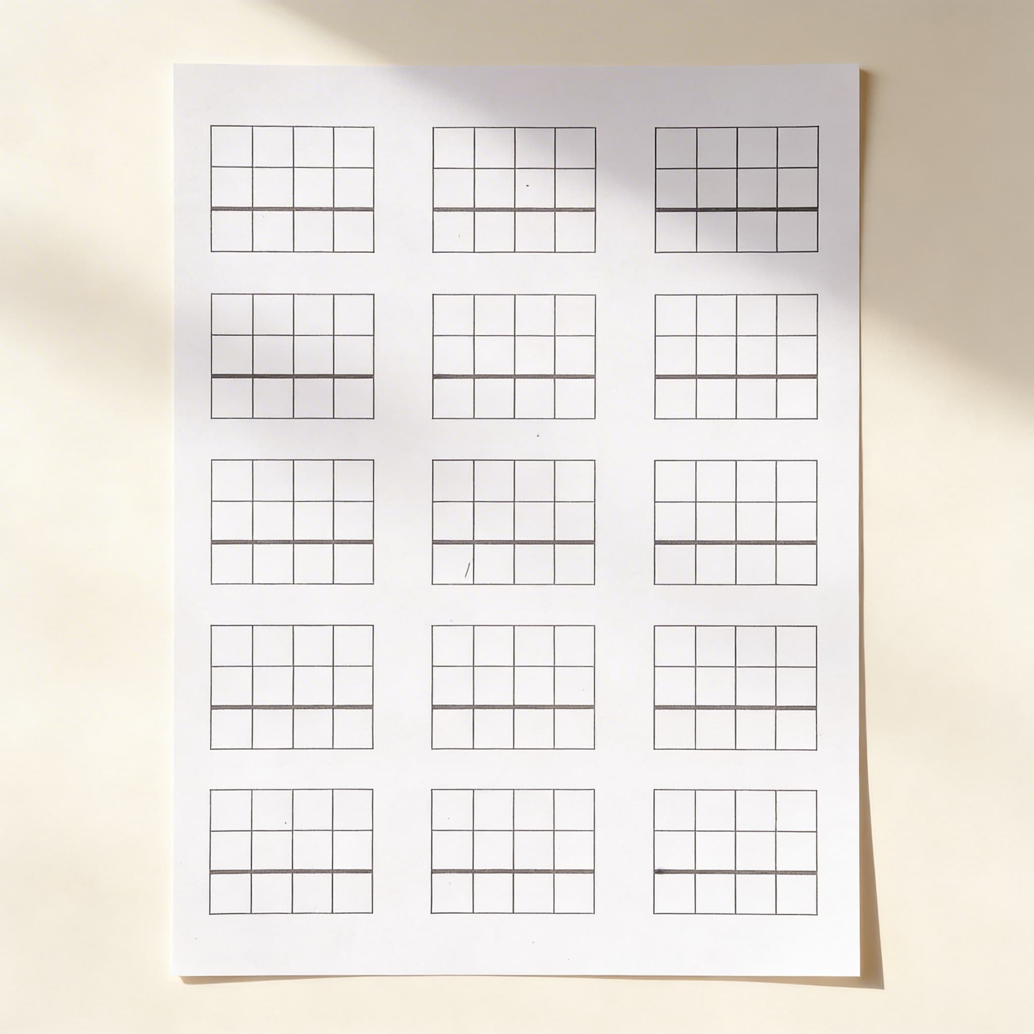 Stamp Game Paper: 15 Problems