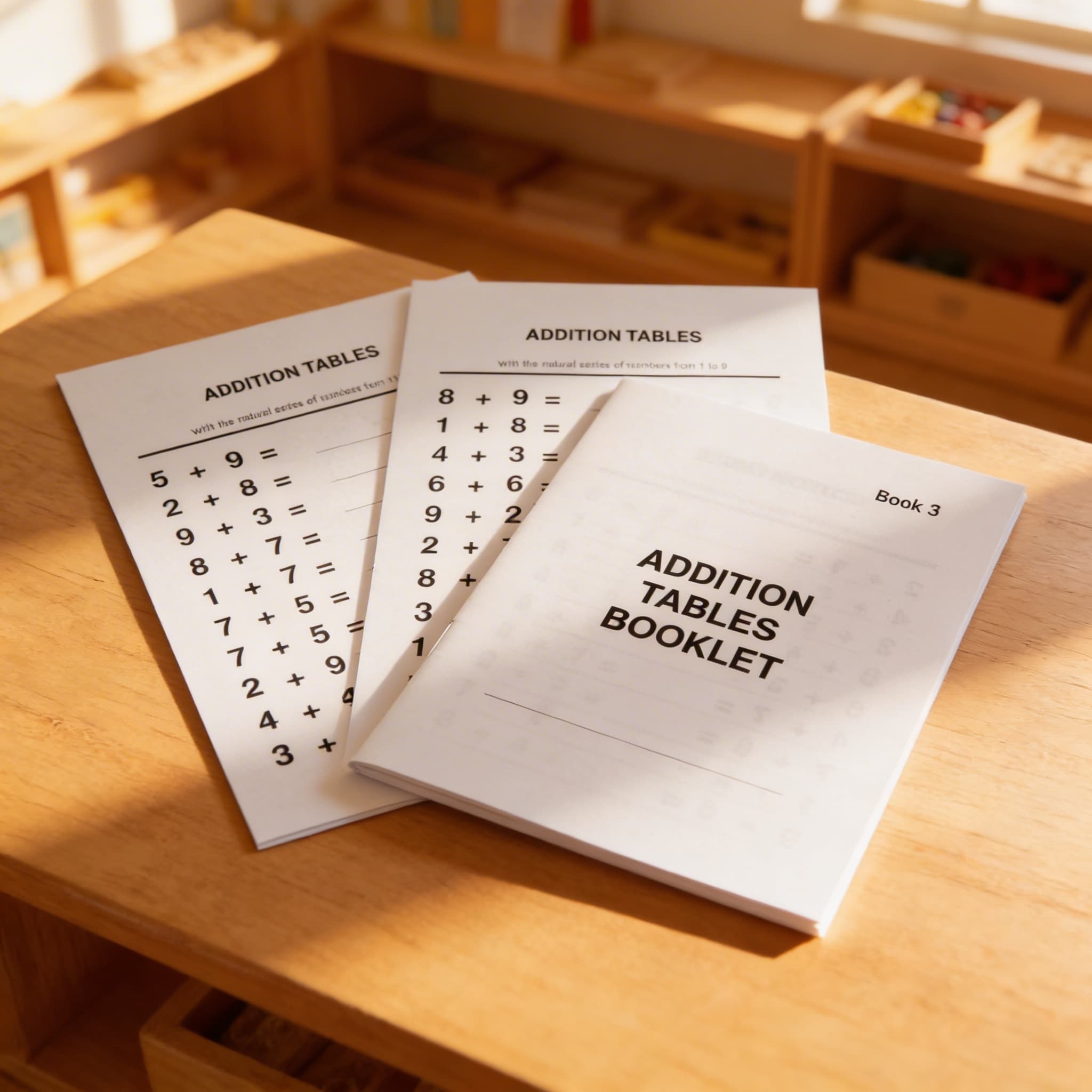 Sešit tabulek sčítání: 3 — Při použití