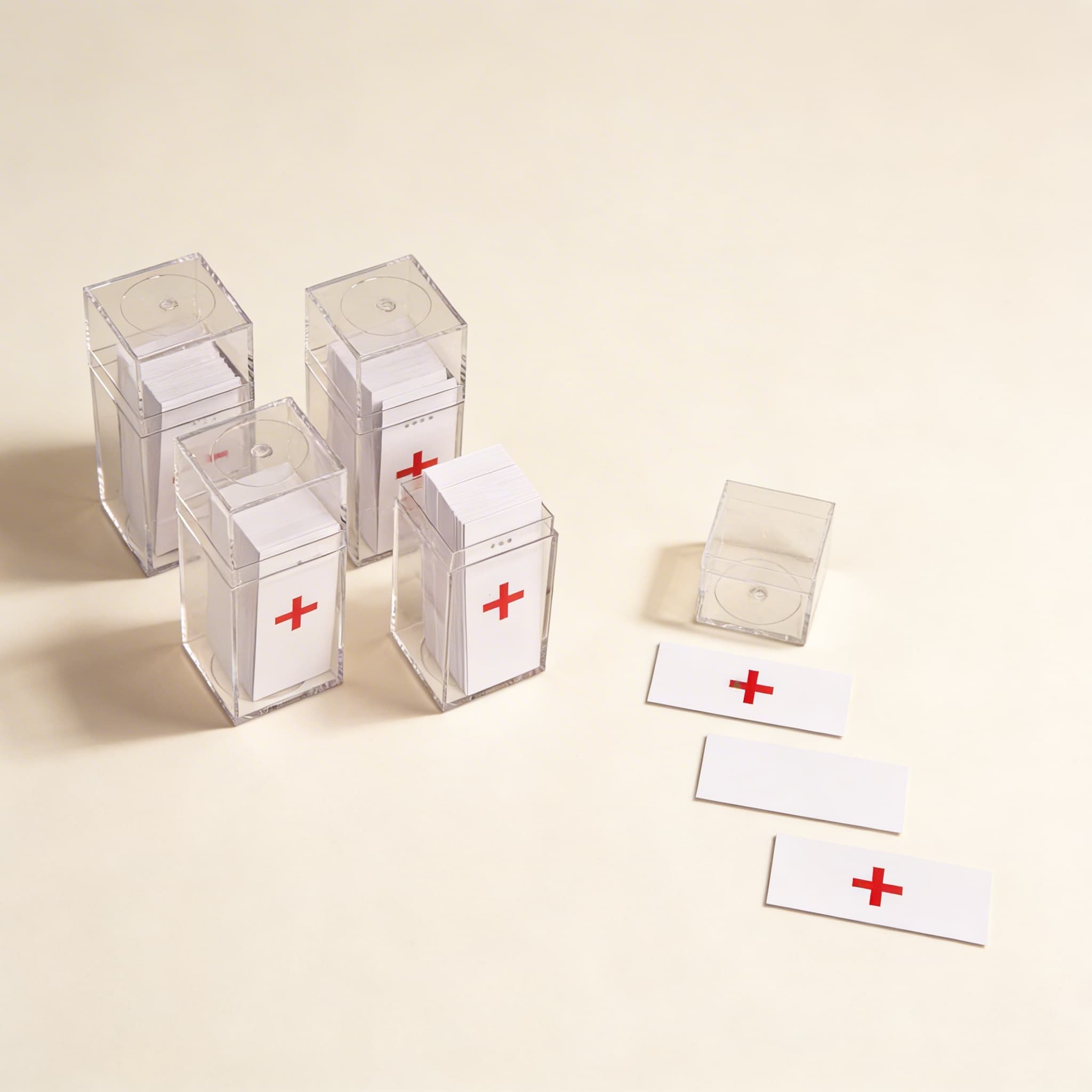 Úlohové lístky: pracovní tabulky sčítání — Boční pohled