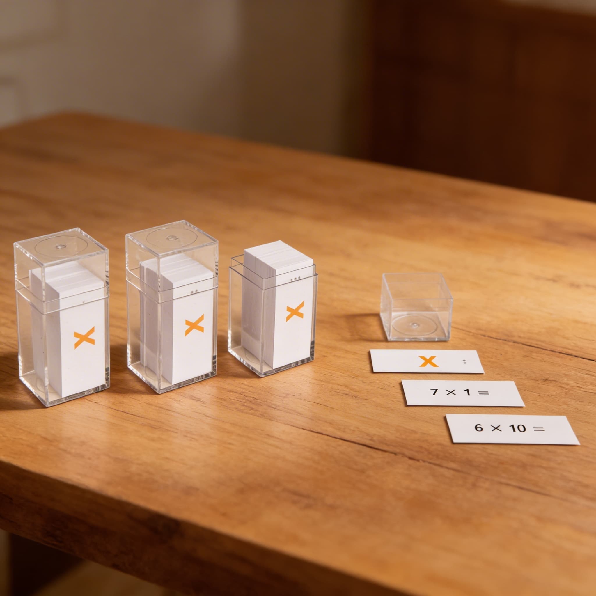 Úlohové lístky: pracovní tabulky násobení — Detailní pohled