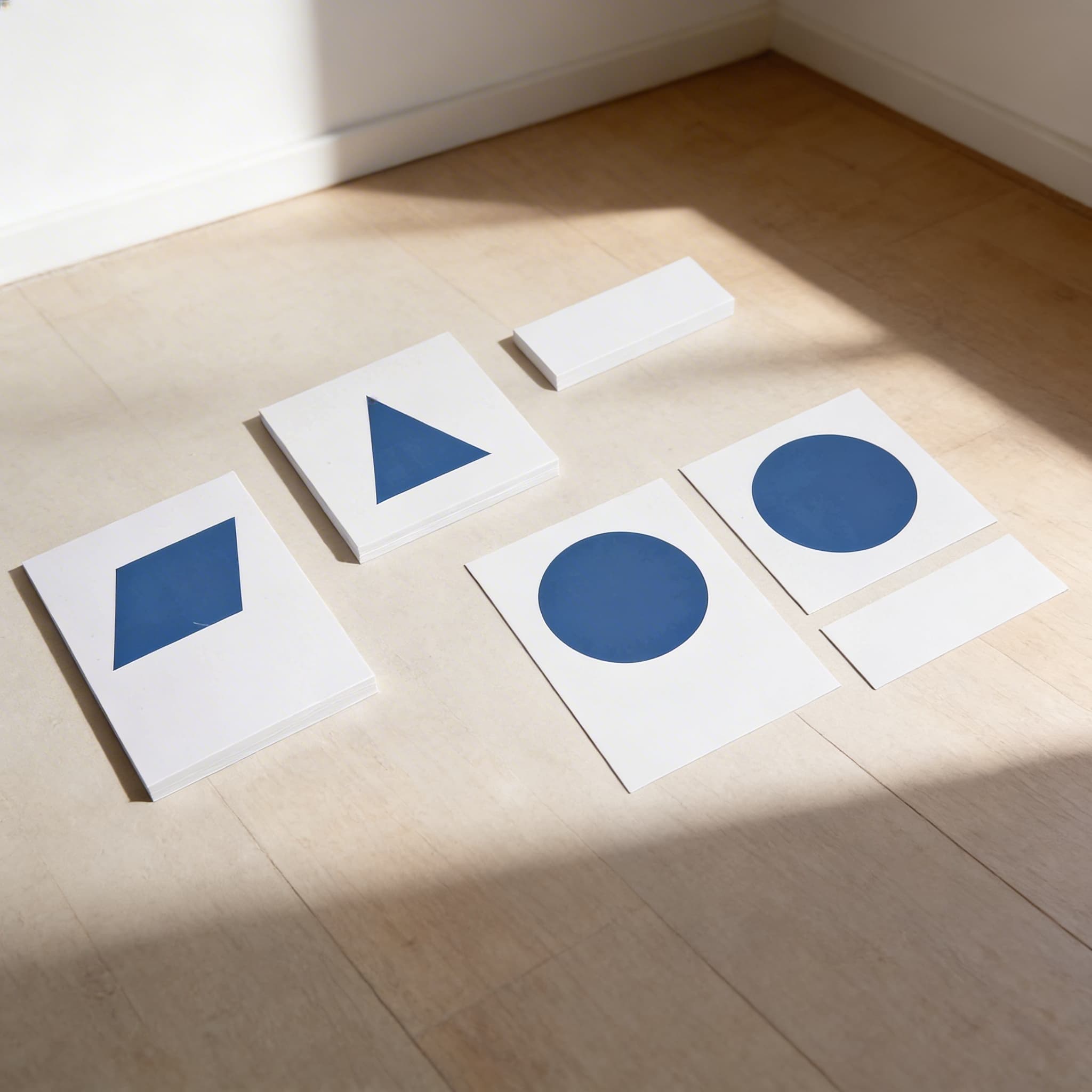 Geometrisches Kabinett Karten — Form-Nomenklatur Dreiteilkarten — Katalogansicht