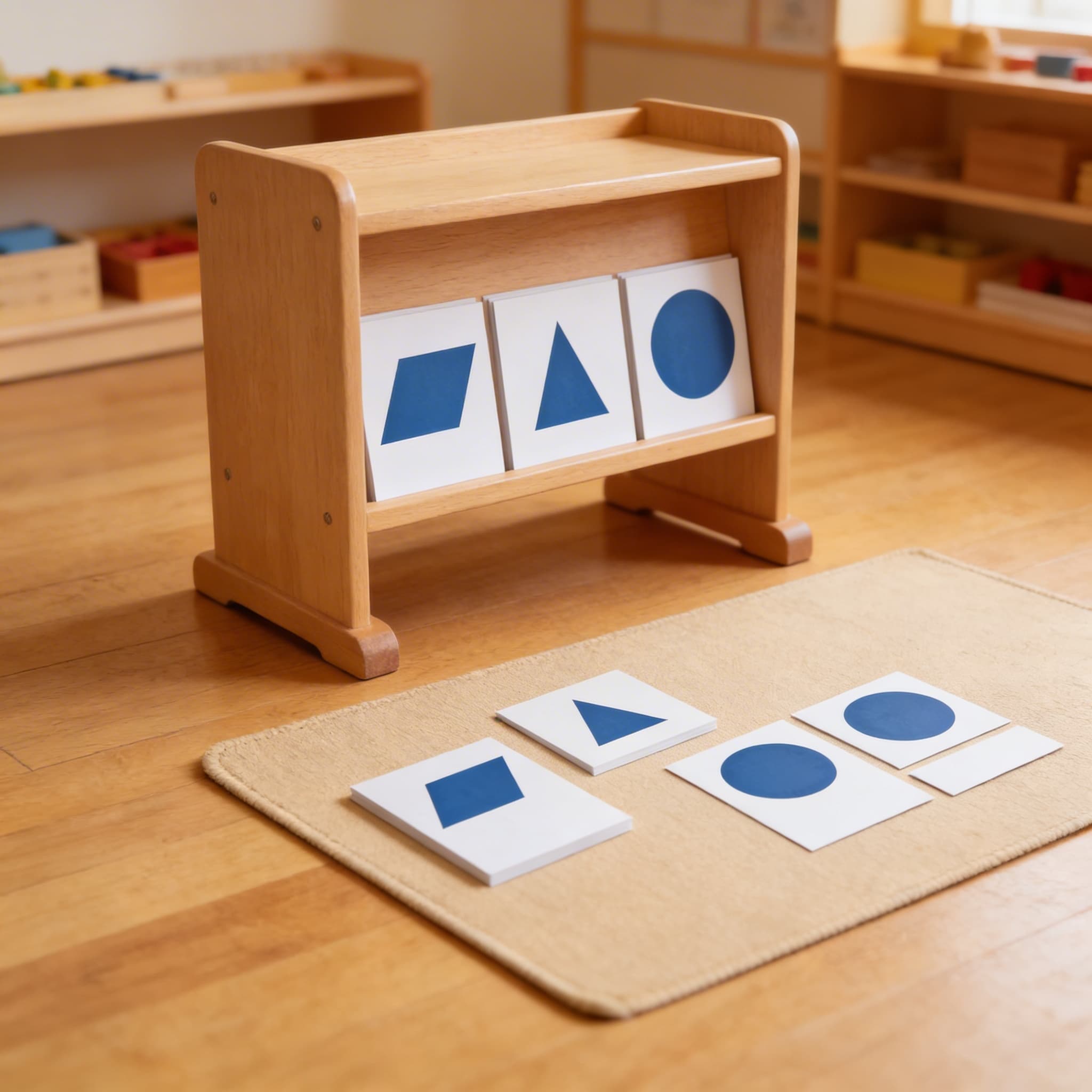 Geometrisches Kabinett Karten — Form-Nomenklatur Dreiteilkarten — Detailansicht