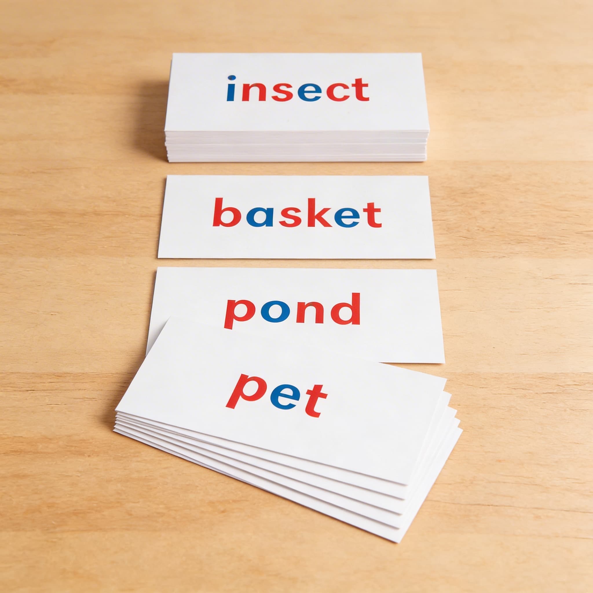 Fonetické kartičky — Boční pohled