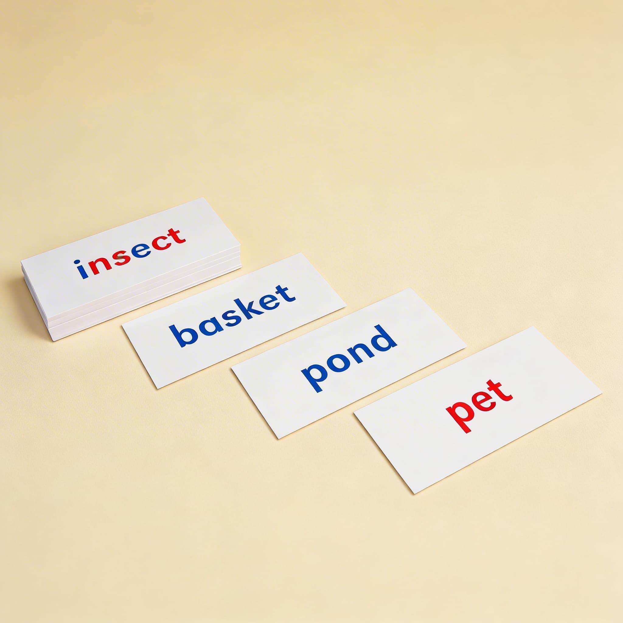 Fonetické kartičky — Katalogový pohled