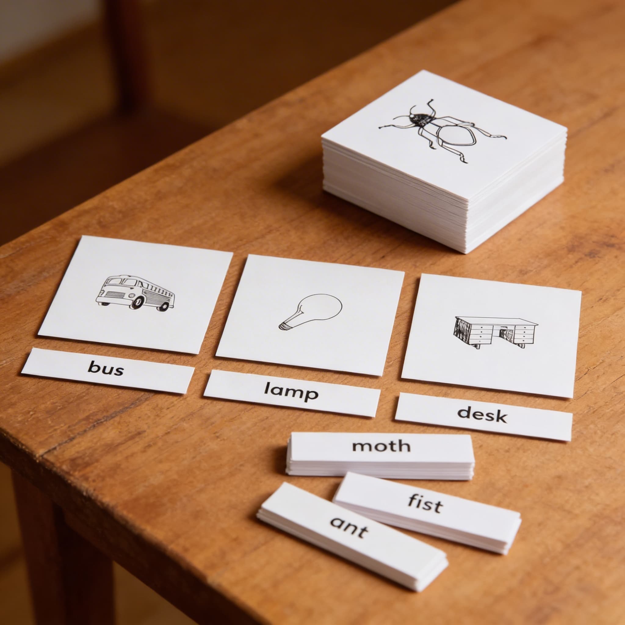 Fonetické obrázky a popisky — Detailní pohled