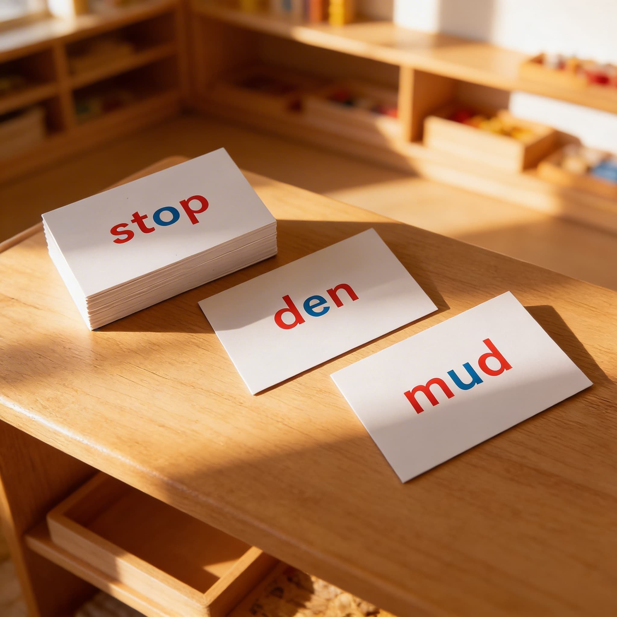 Fonetické čtecí karty — Při použití