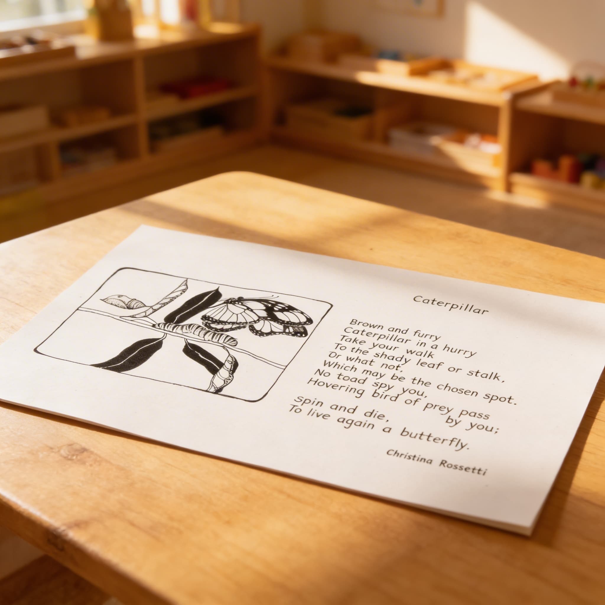 Ilustrované básne — Pri použití