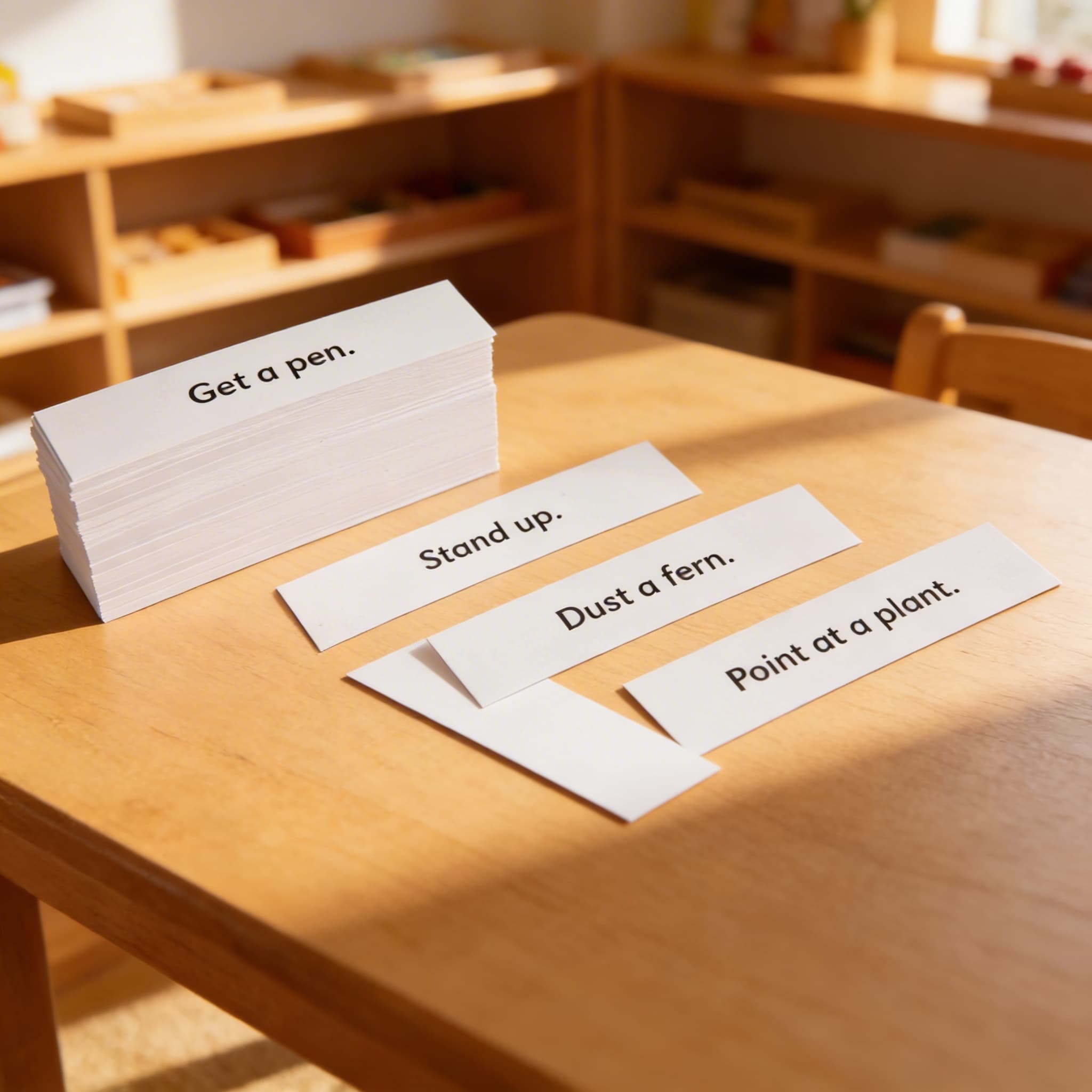 Jednoduché příkazy: Sada 2 — Při použití