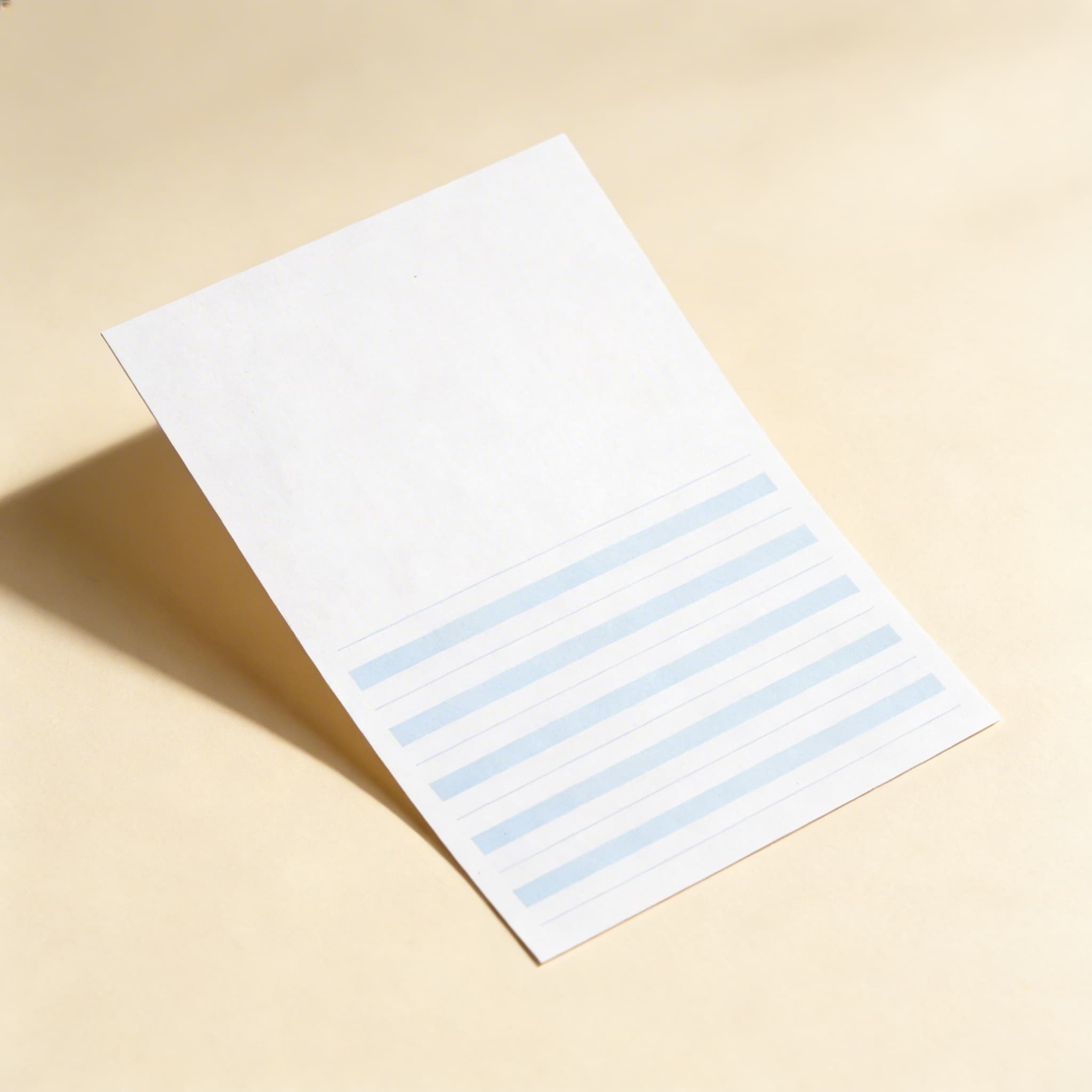 Schreibpapier: Blaue Linien - 8,5 × 11 Zoll (500) — Ansicht 2