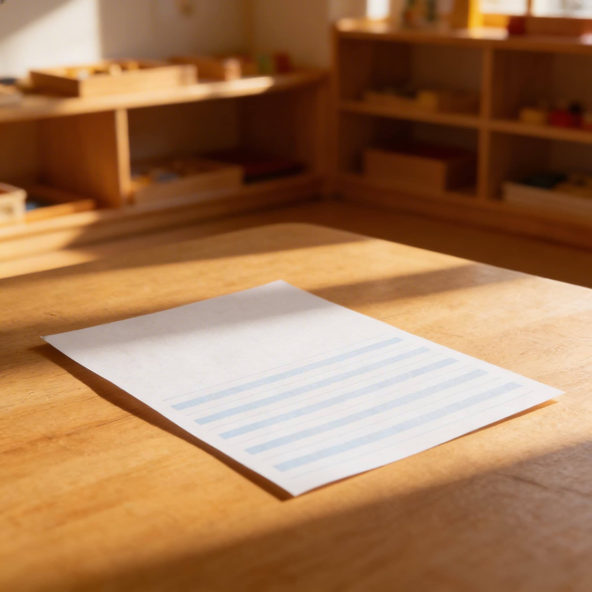 Schreibpapier: Blaue Linien - 8,5 × 11 Zoll (500) — Ansicht 4