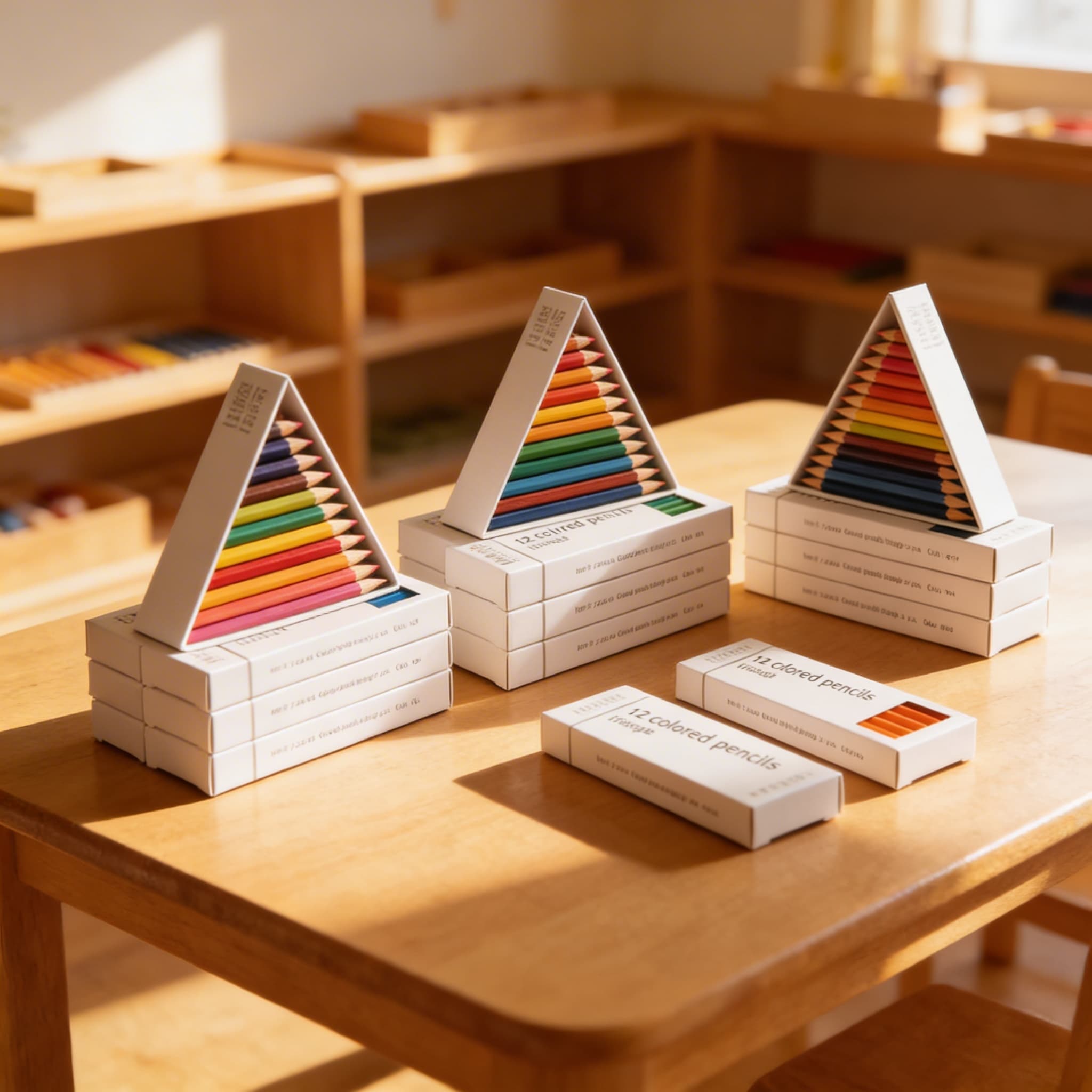 Farbstifte-Set — 11 Farben für Metalleinsätze — Im Einsatz