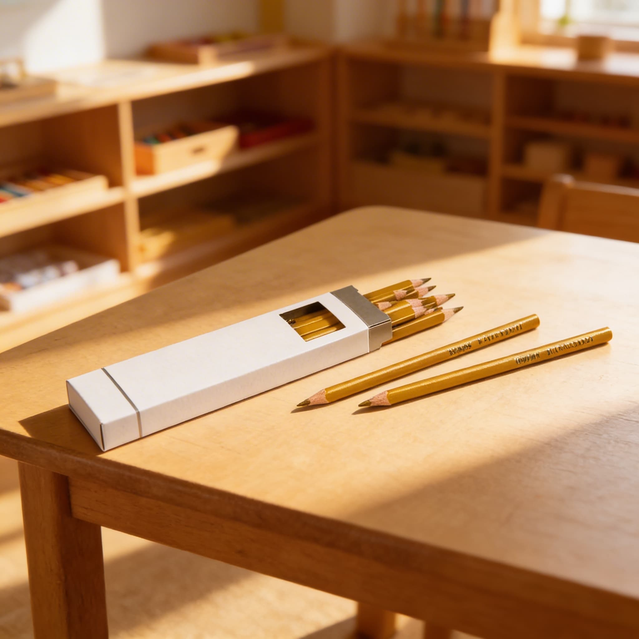 3-seitige Einsatzstifte: Goldfarbe — Im Einsatz