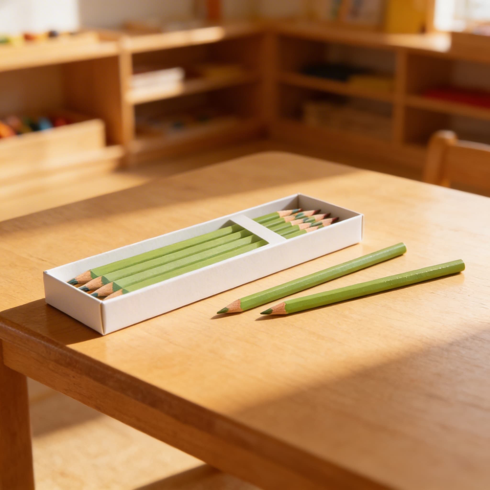 3-seitige Einsatzstifte: Hellgrün — Ansicht 4