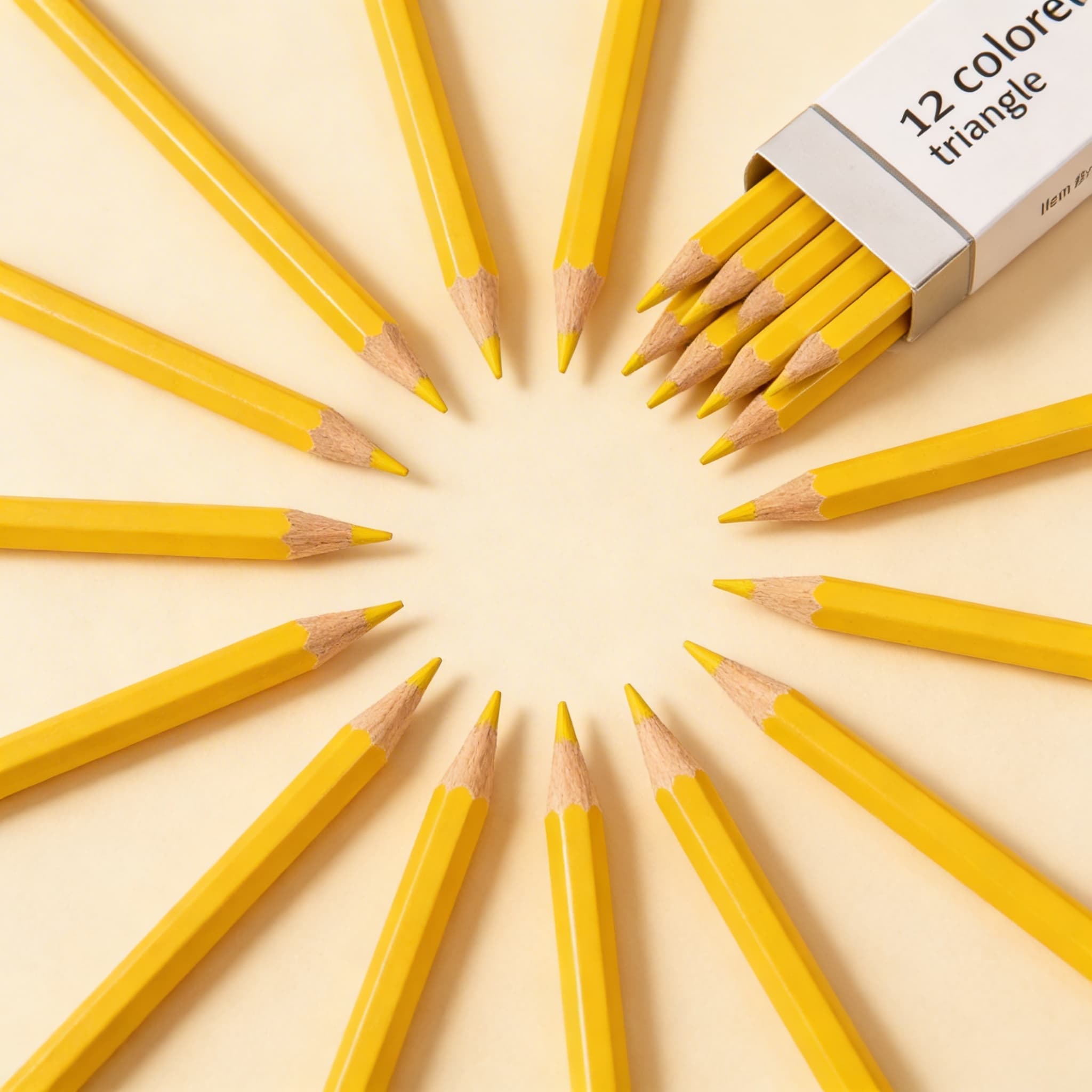 3-seitige Einsatzstifte: Hellgelb — Ansicht 2