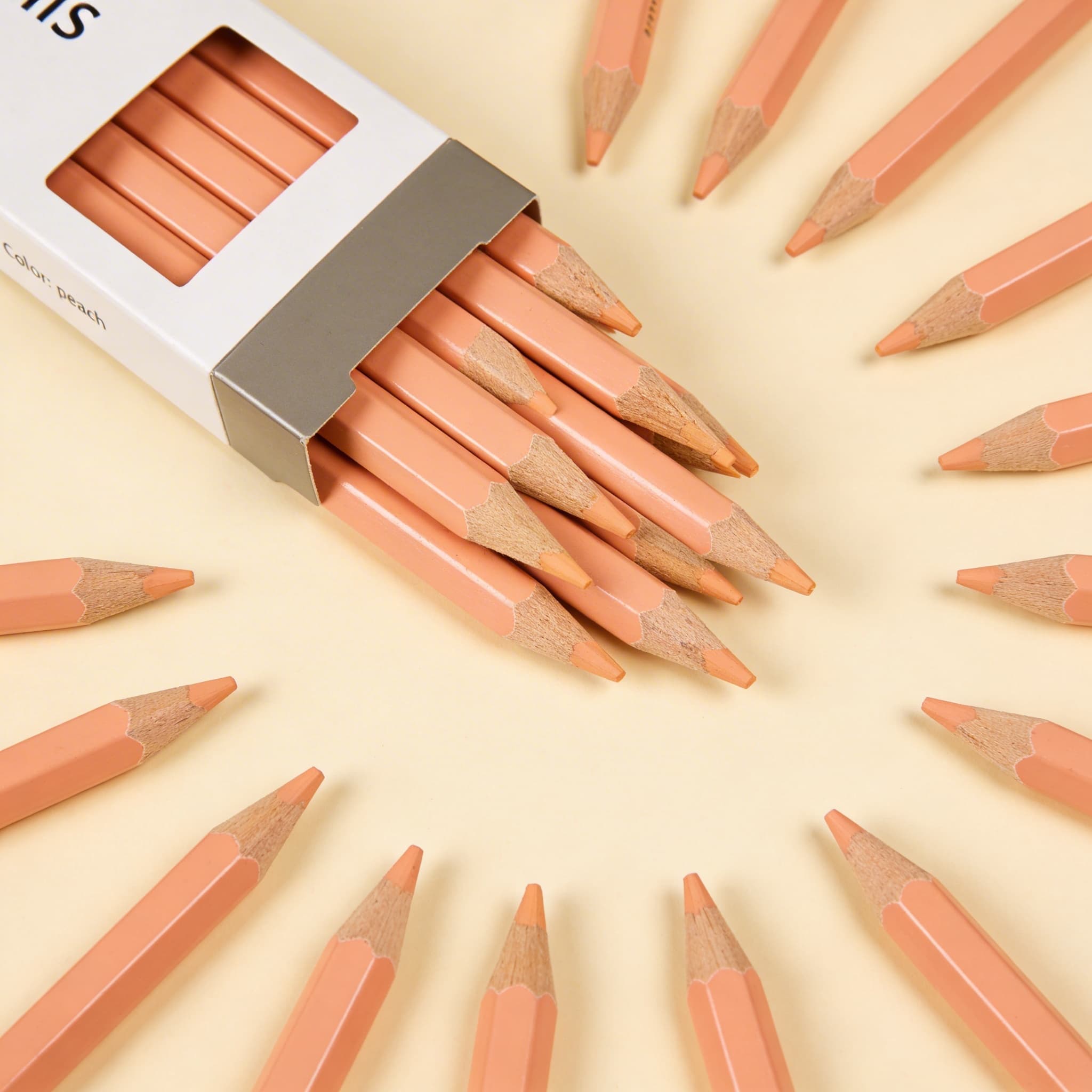 3-seitige Einsatzstifte: Pfirsich — Ansicht 2