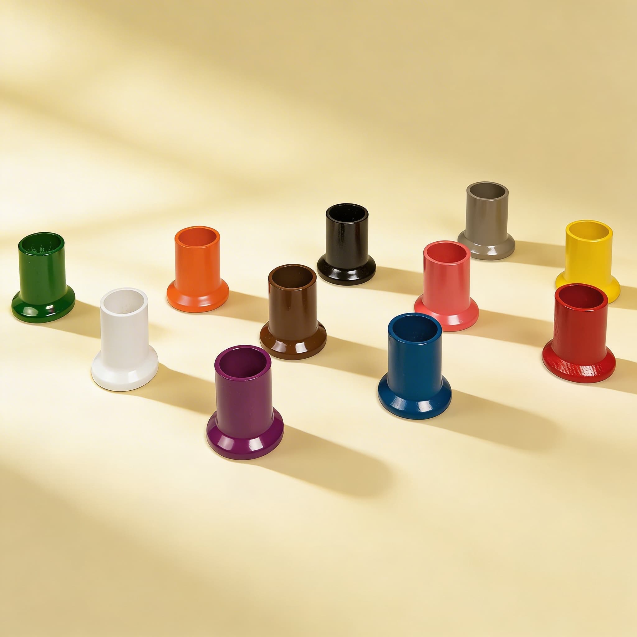 Farbige Stifthalter — 11er-Set für Metalleinsätze Arbeit — Katalogansicht