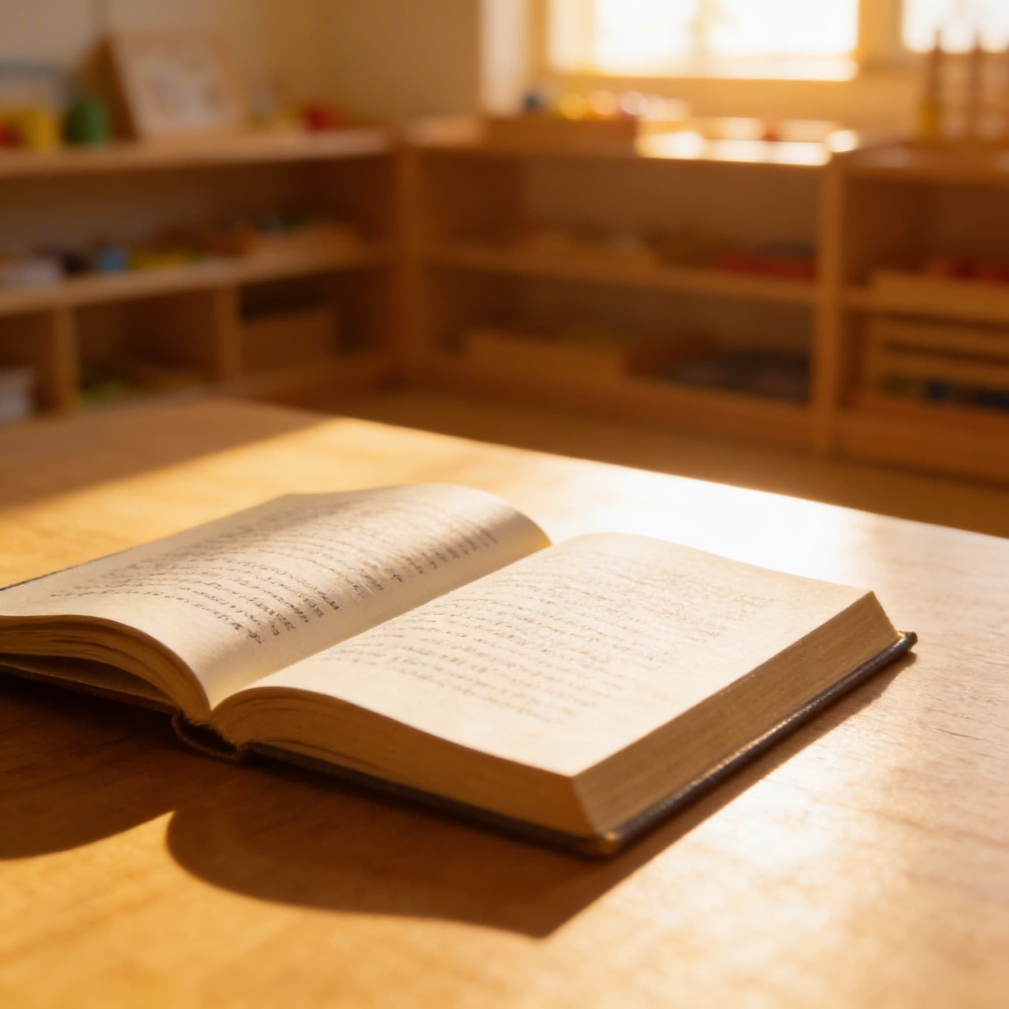 Maria Montessori Porträt — A4 Farbfotografie für Klassenzimmer — Im Einsatz