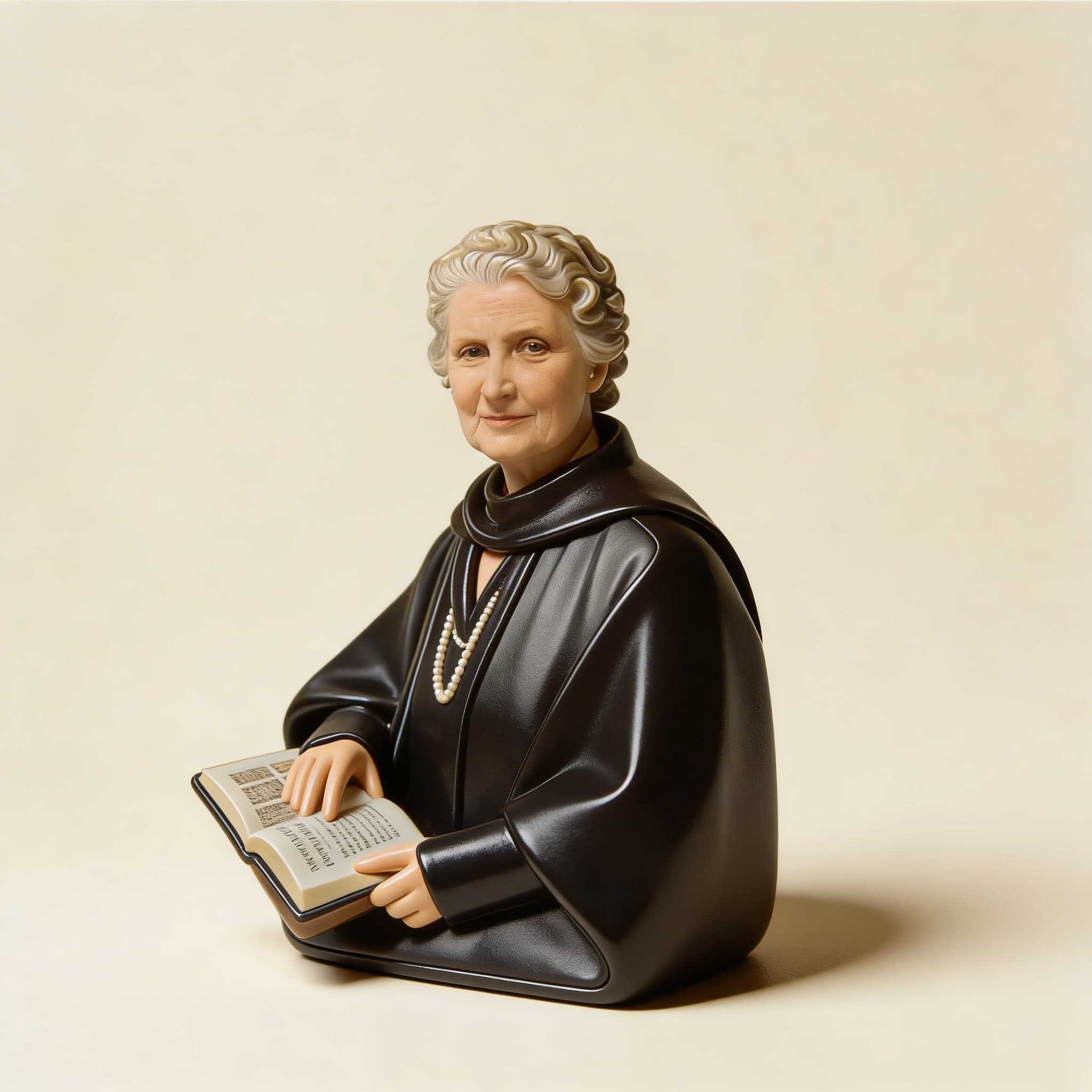 Maria Montessori Porträt — A3 Farbfotografie für Klassenzimmer — Katalogansicht