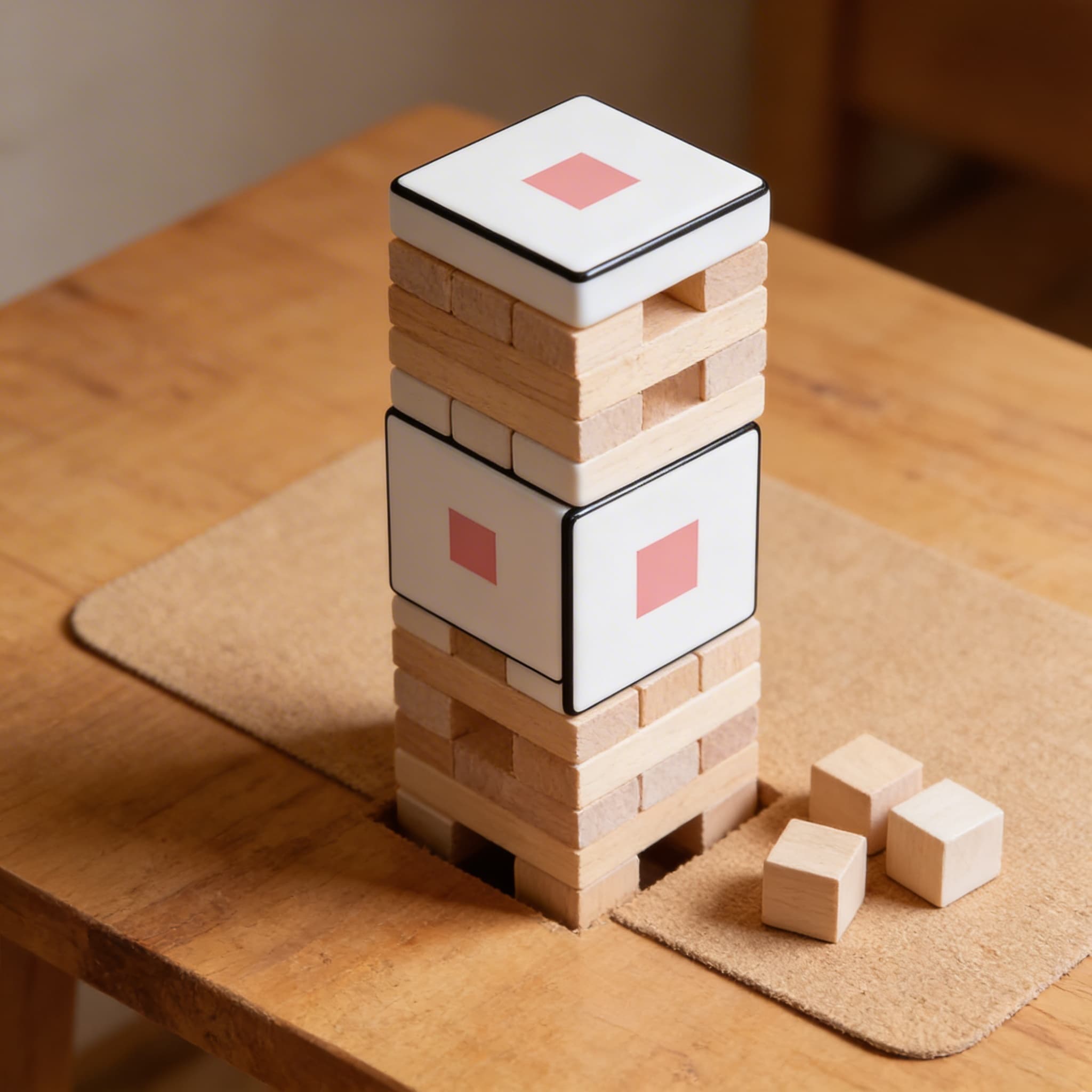 Rosa Turm Grundkarten — Mustererweiterungen — Detailansicht