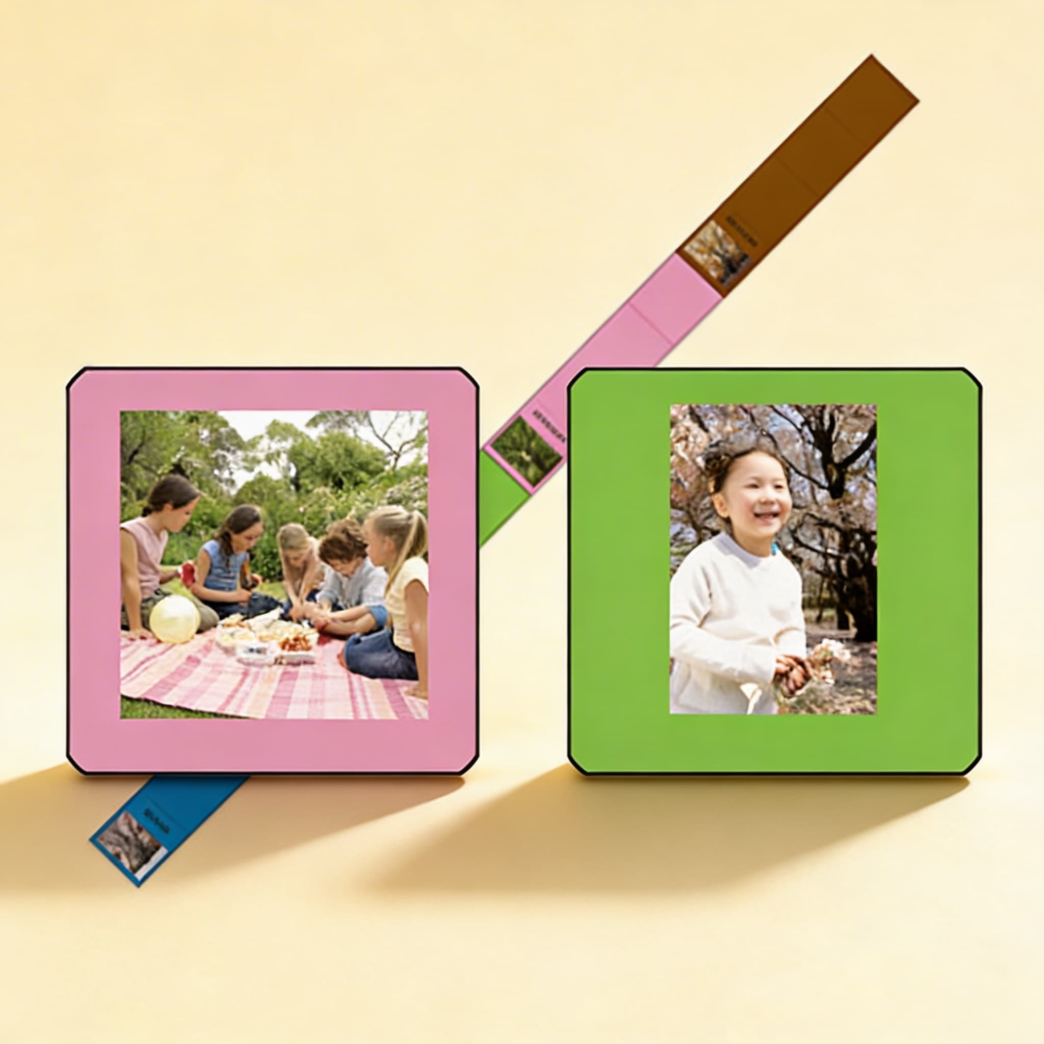 Časová osa ročních období a karty — Katalogový pohled