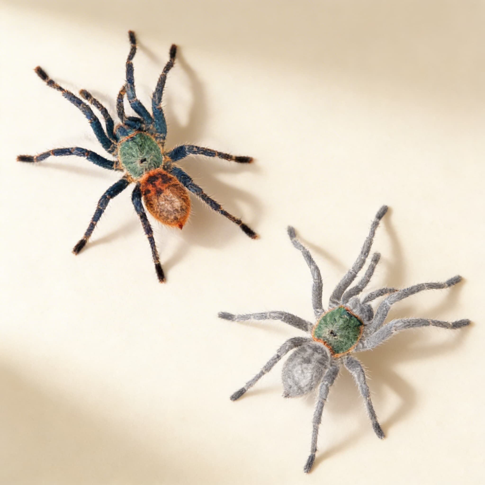 Časti pavúka (pavúkovce) — Bočný pohľad