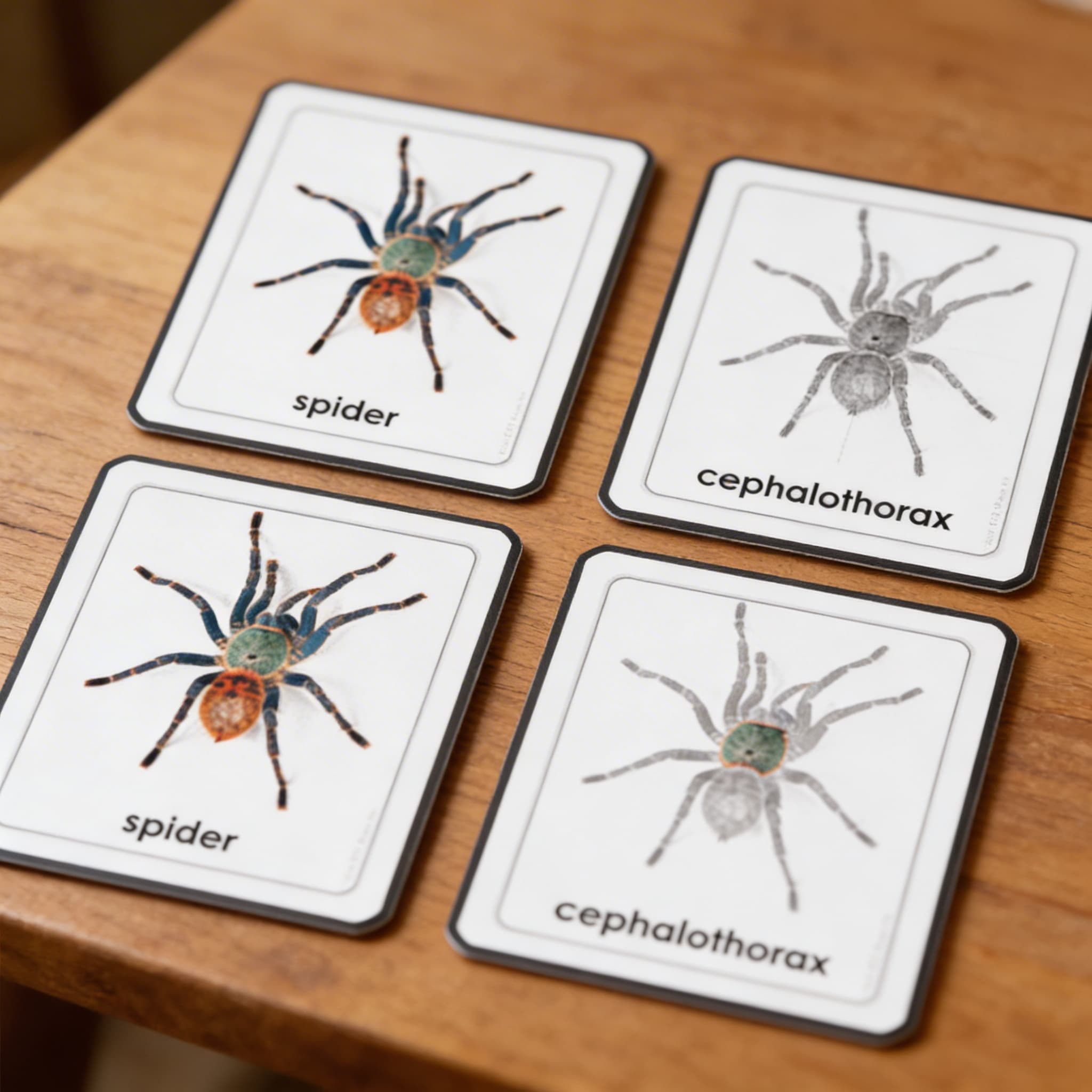 Časti pavúka (pavúkovce) — Detailný pohľad