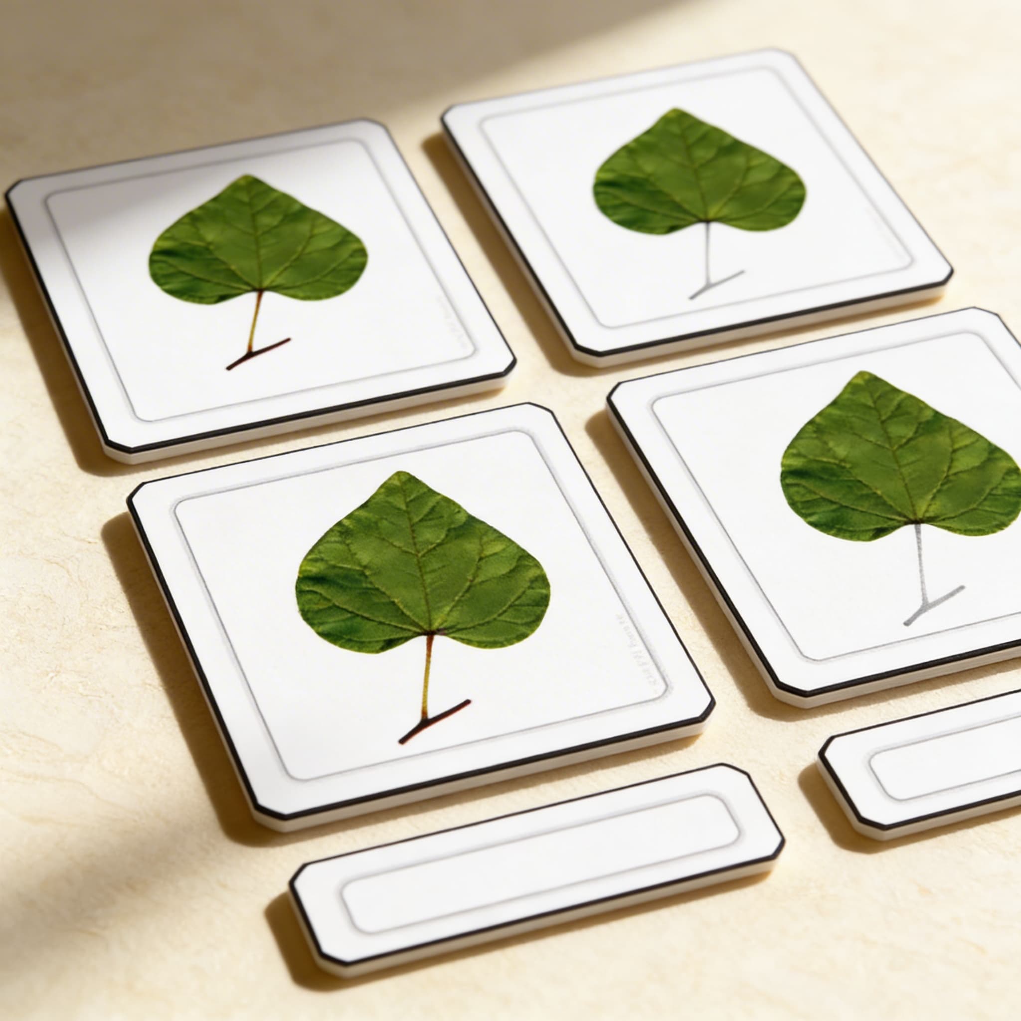 Části listu — Boční pohled