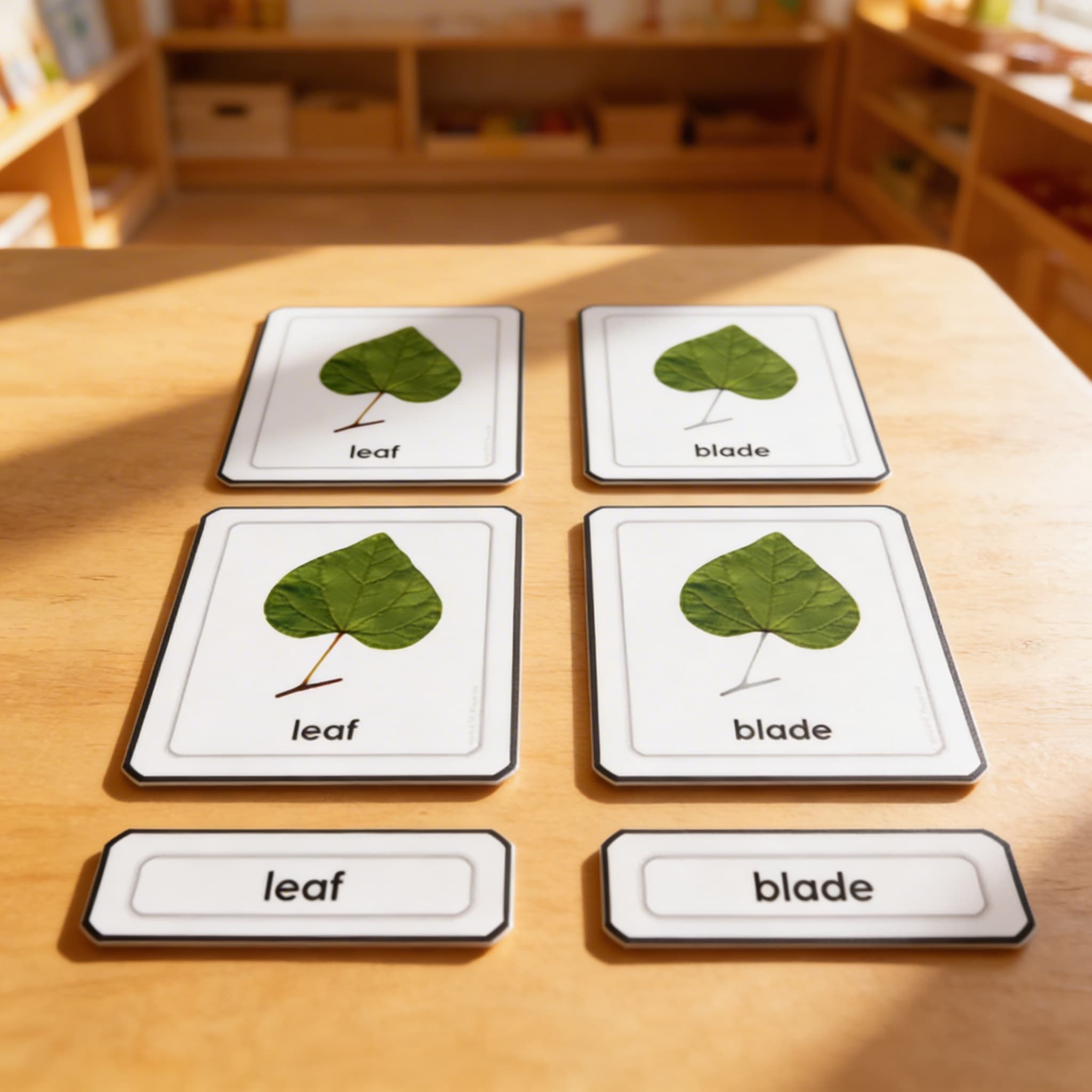 Části listu — Při použití