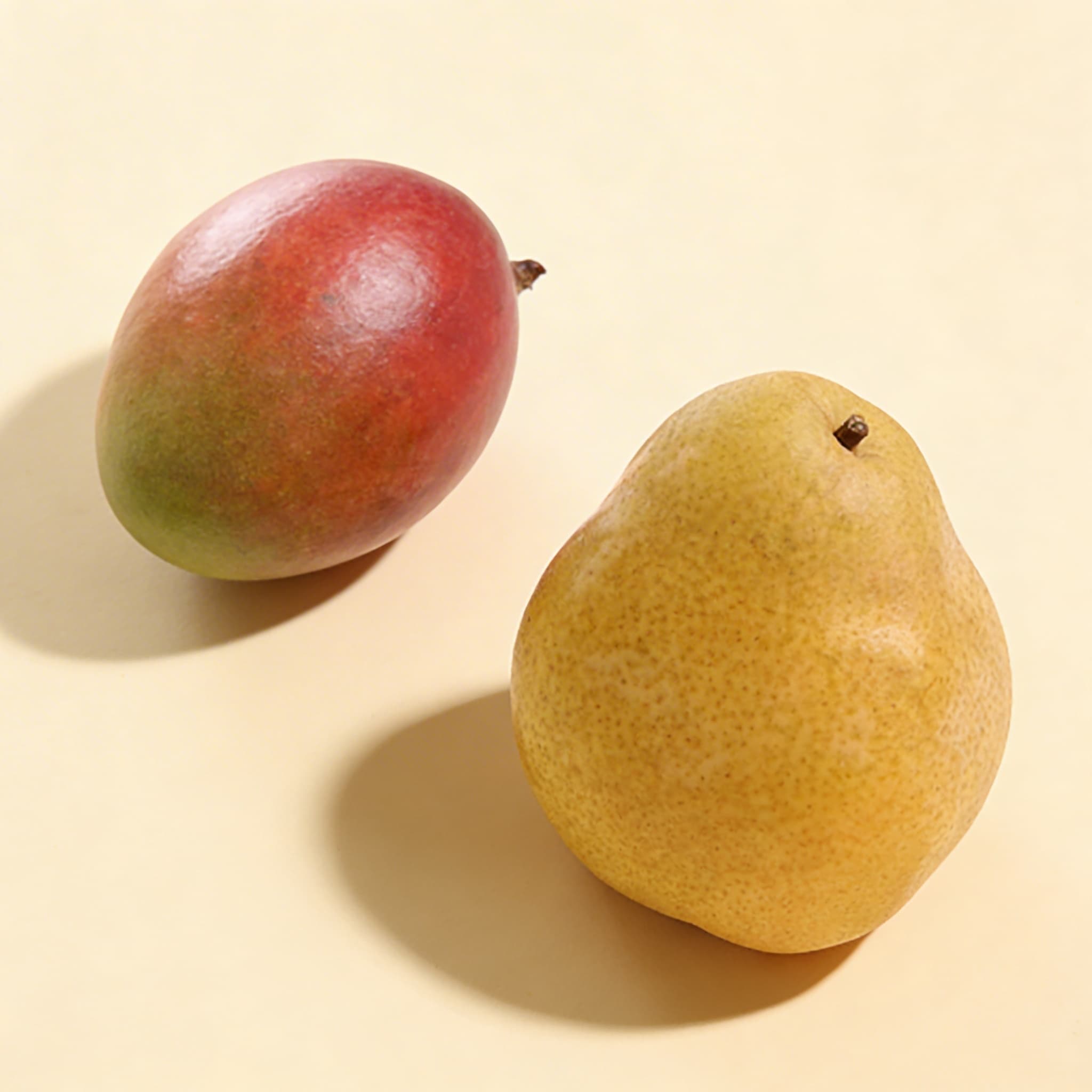 Trojdílné karty: Ovoce — Boční pohled