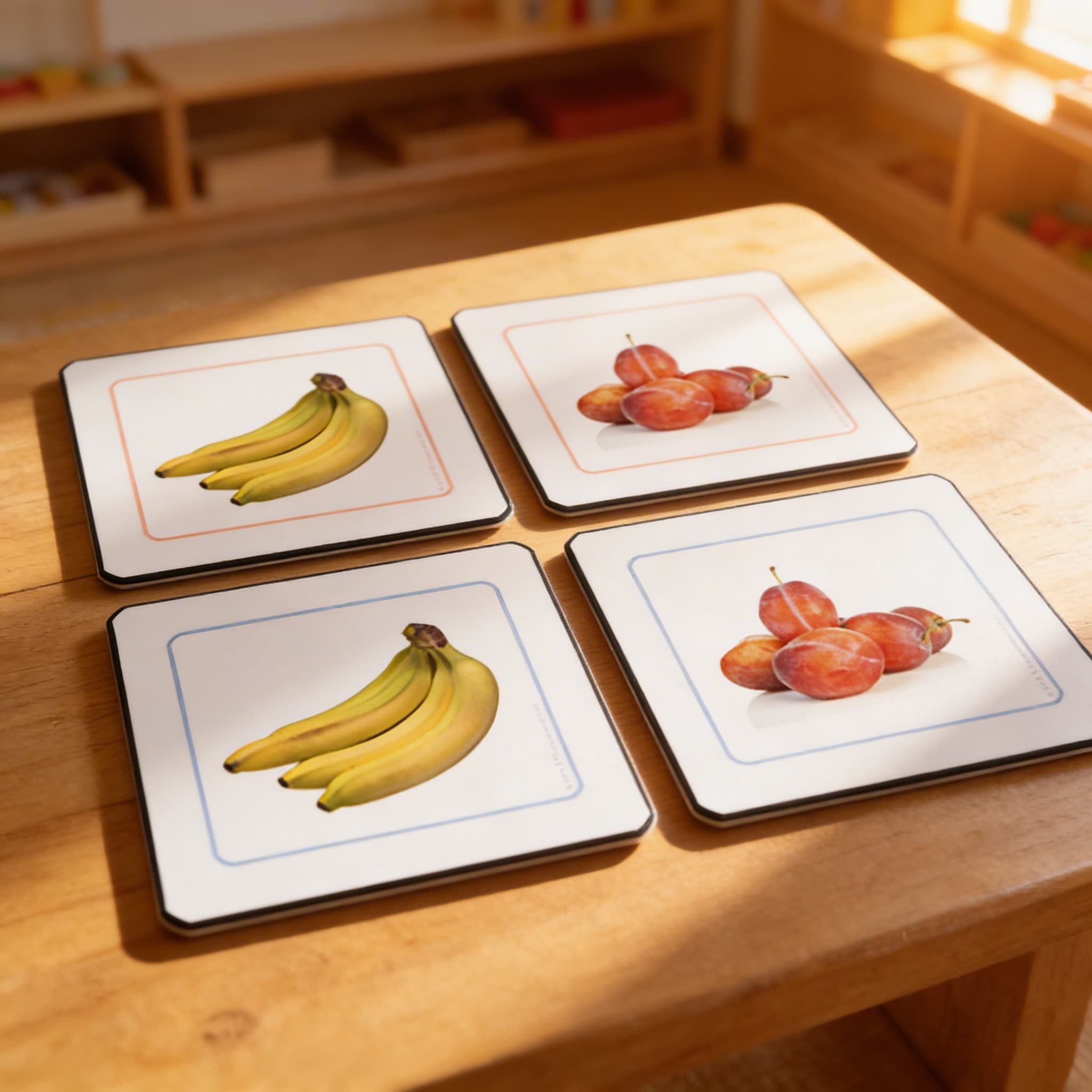 Přiřazovací karty: Ovoce — Při použití