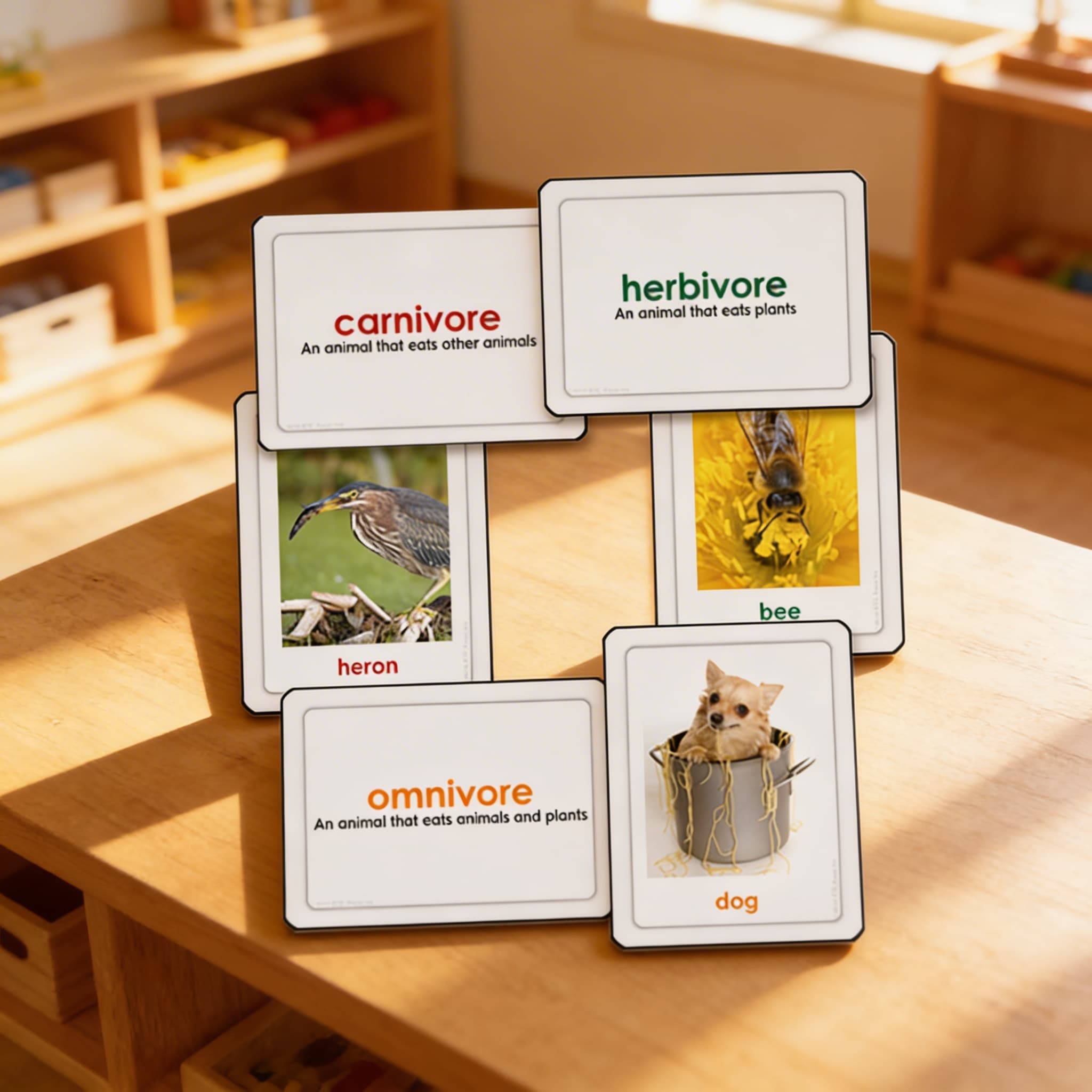 Fleischfresser, Pflanzenfresser und Allesfresser — Im Einsatz