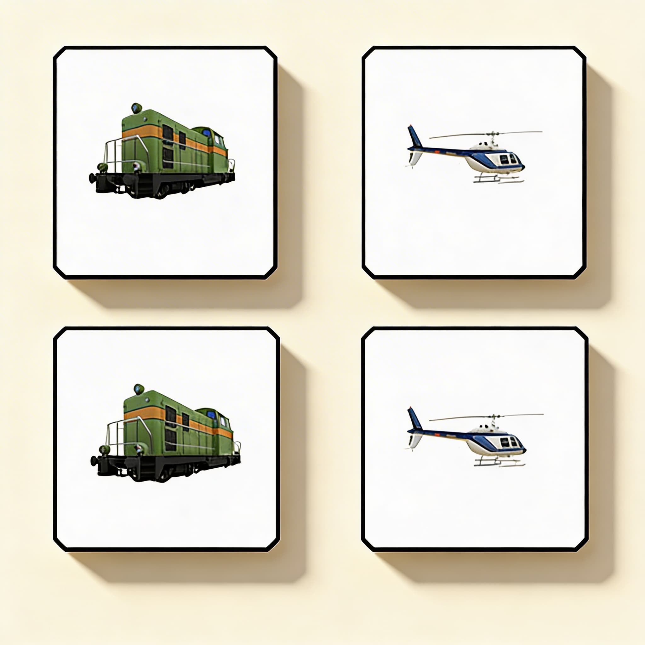 Doprava — Trojdielne karty — Katalógový pohľad