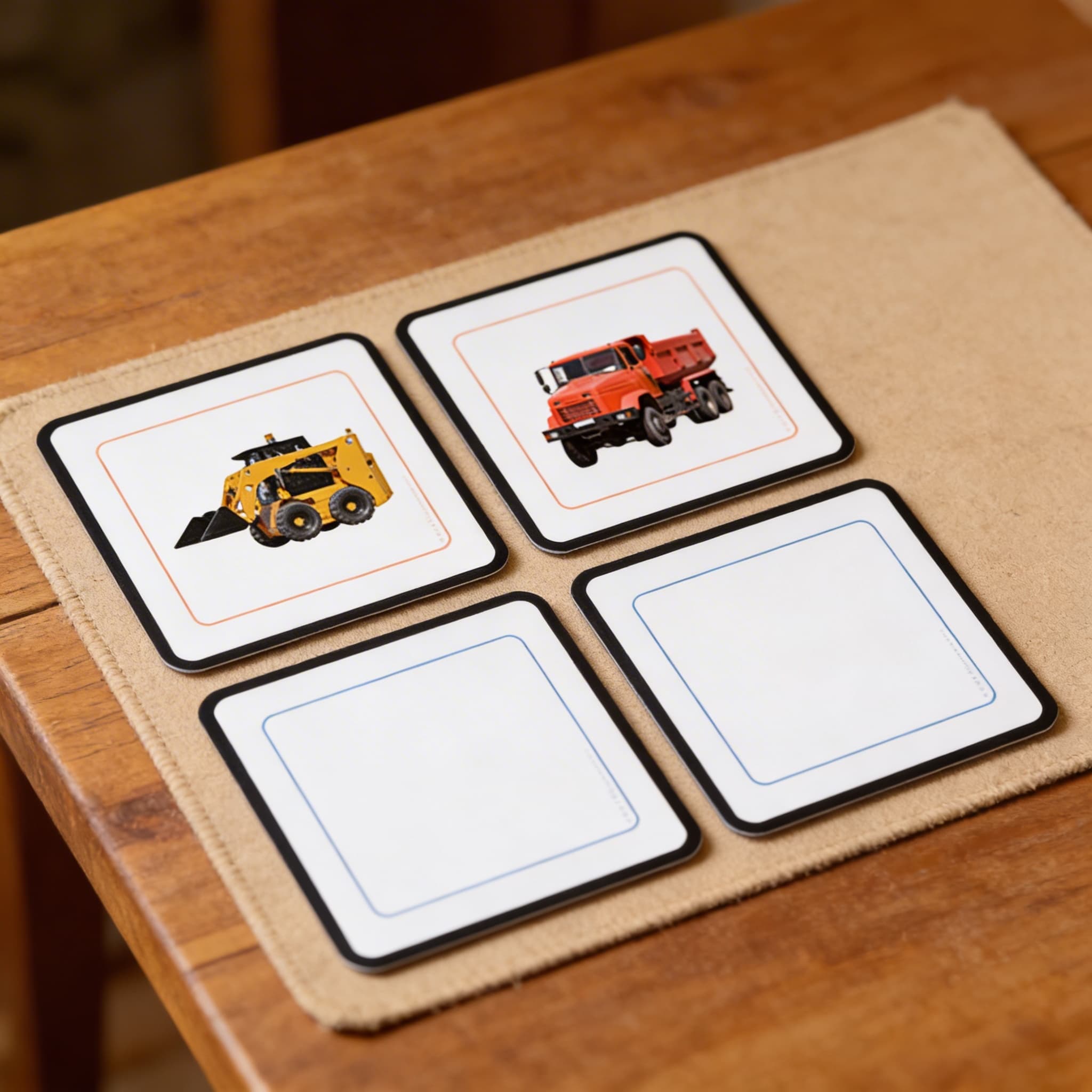 Baumaschinen-Zuordnungskarten — Detailansicht