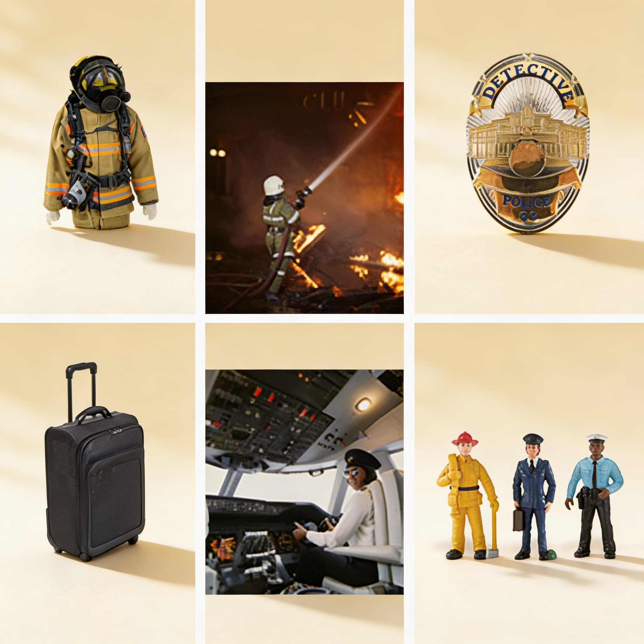 Community Helpers With Figures