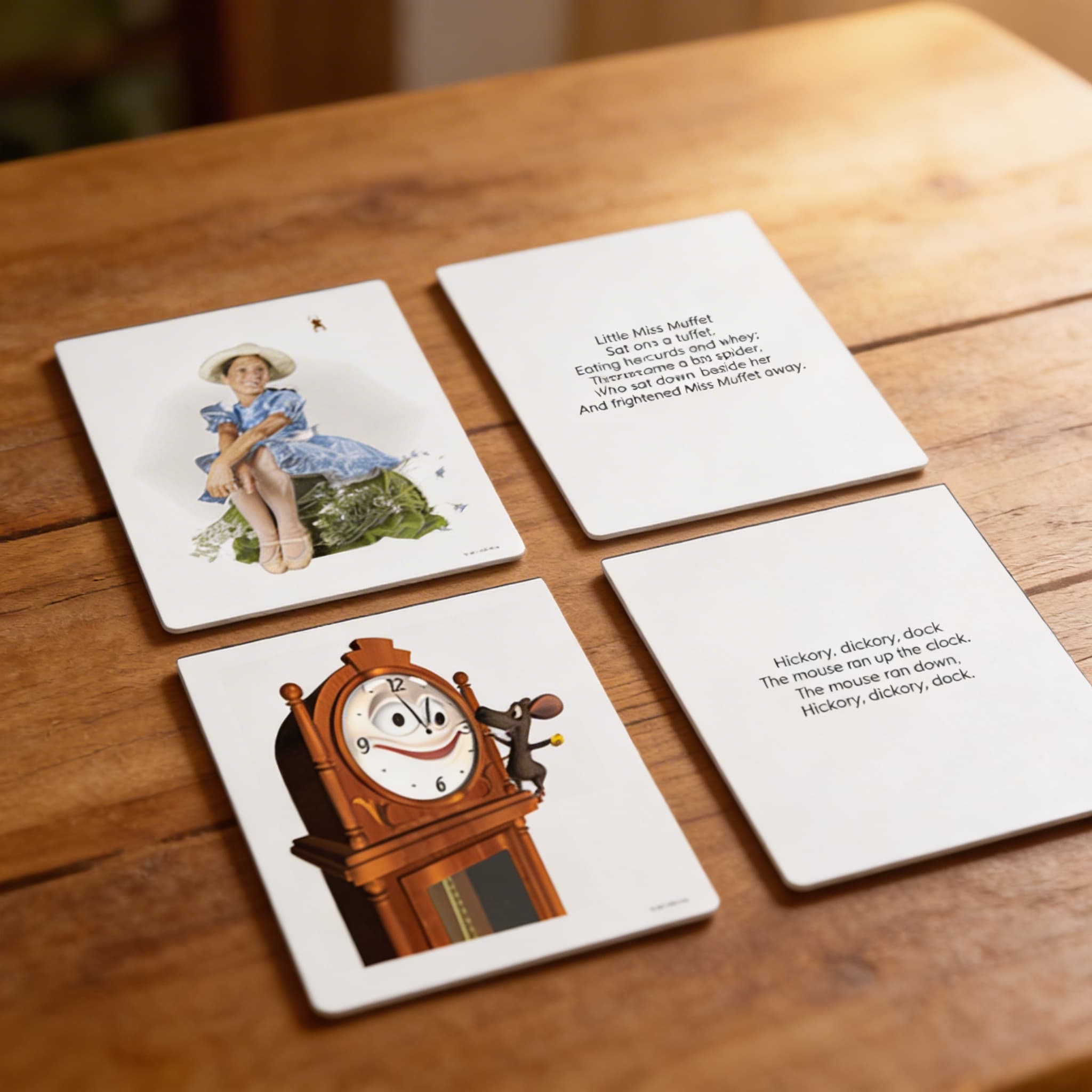 Dětské říkanky — sada 1 — Detailní pohled