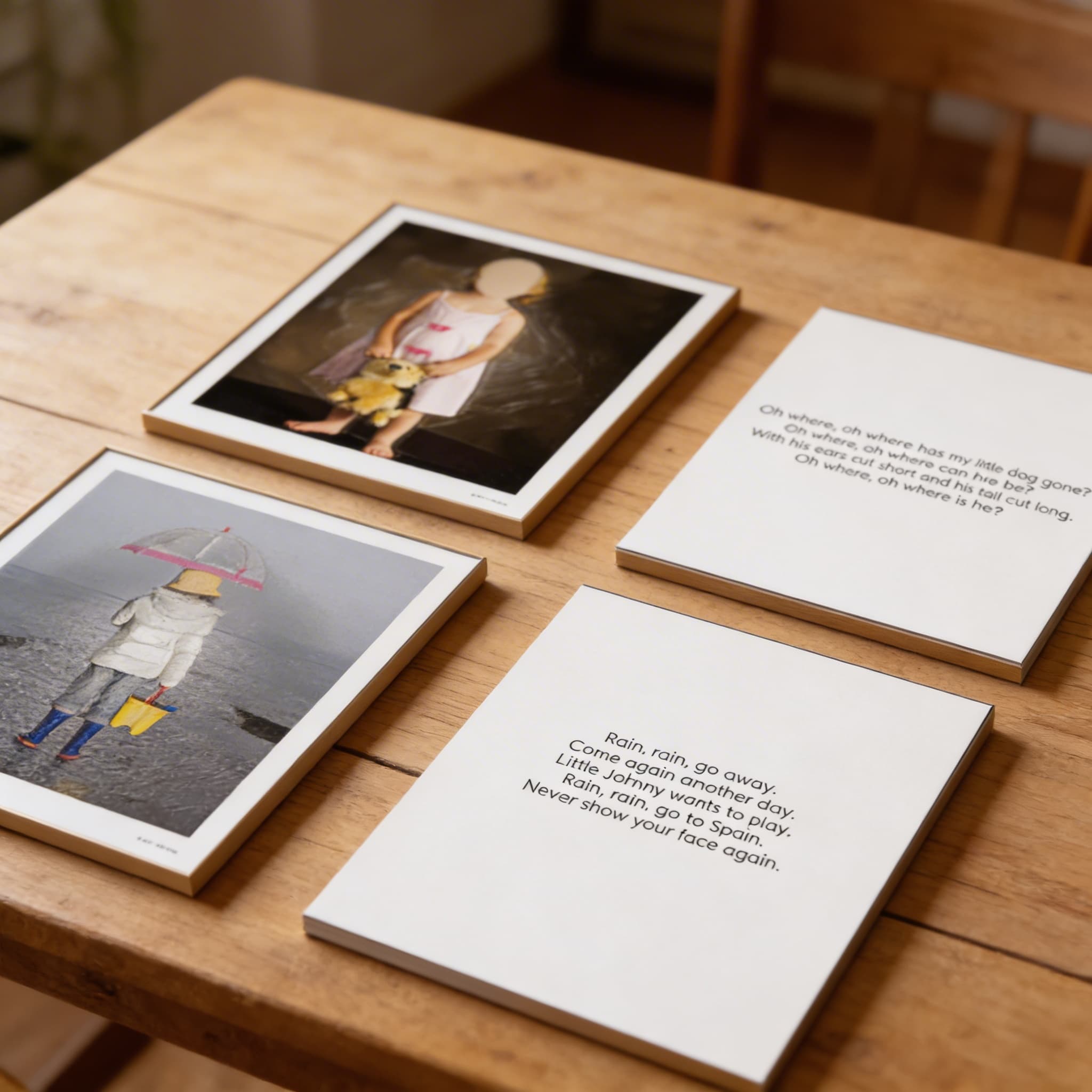 Dětské říkanky — sada 2 — Detailní pohled