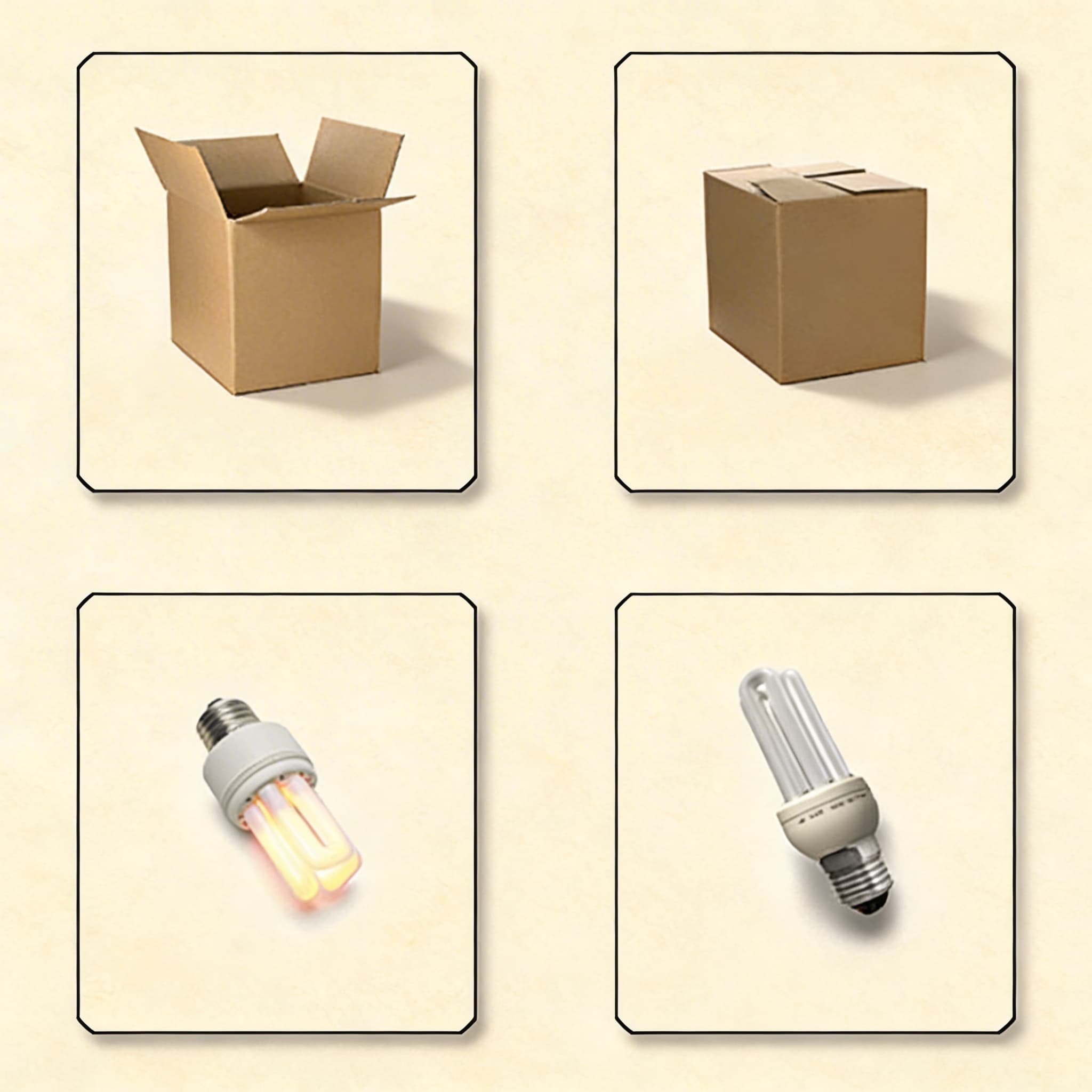 Gegensätze-Zuordnungskarten — Seitenansicht