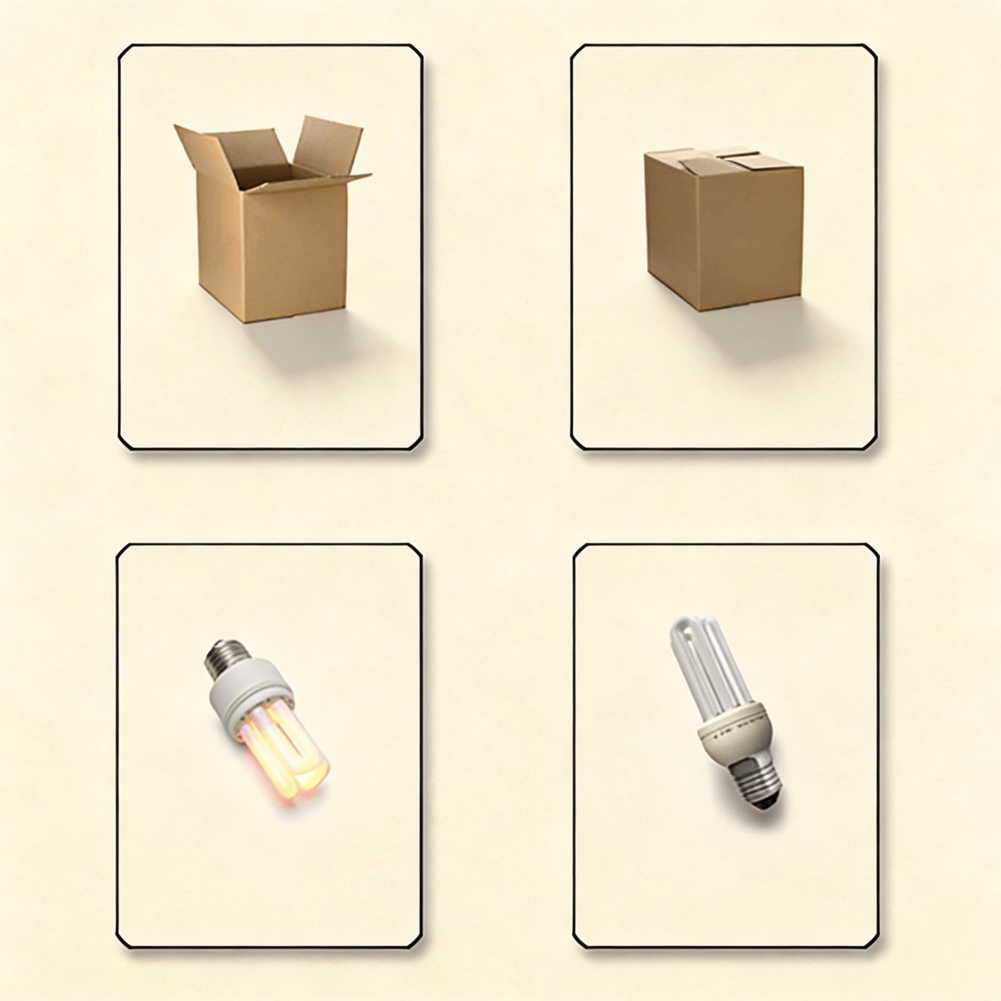 Gegensätze-Zuordnungskarten — Katalogansicht