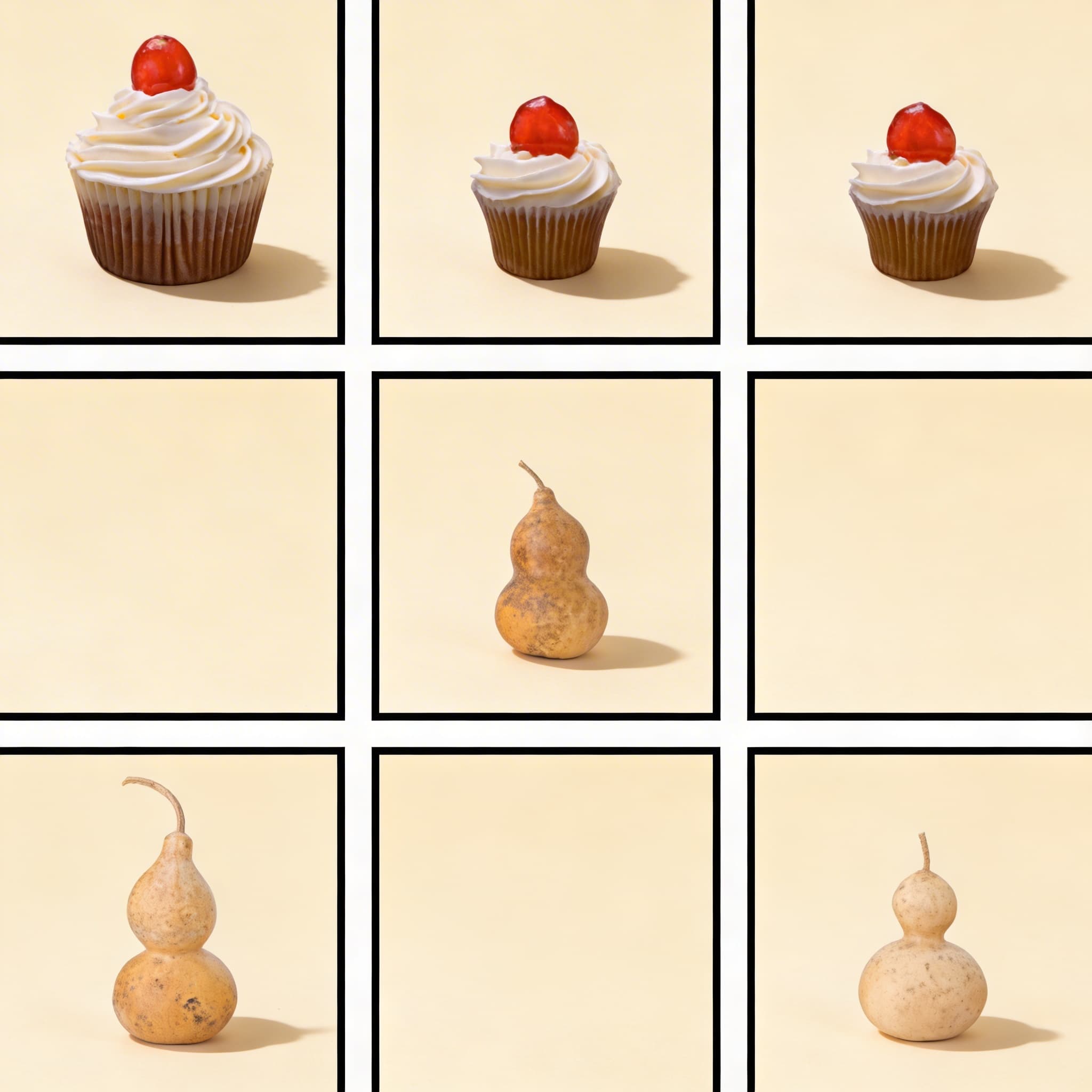 Visuelle Unterscheidung: Groß-Mittel-Klein — Katalogansicht